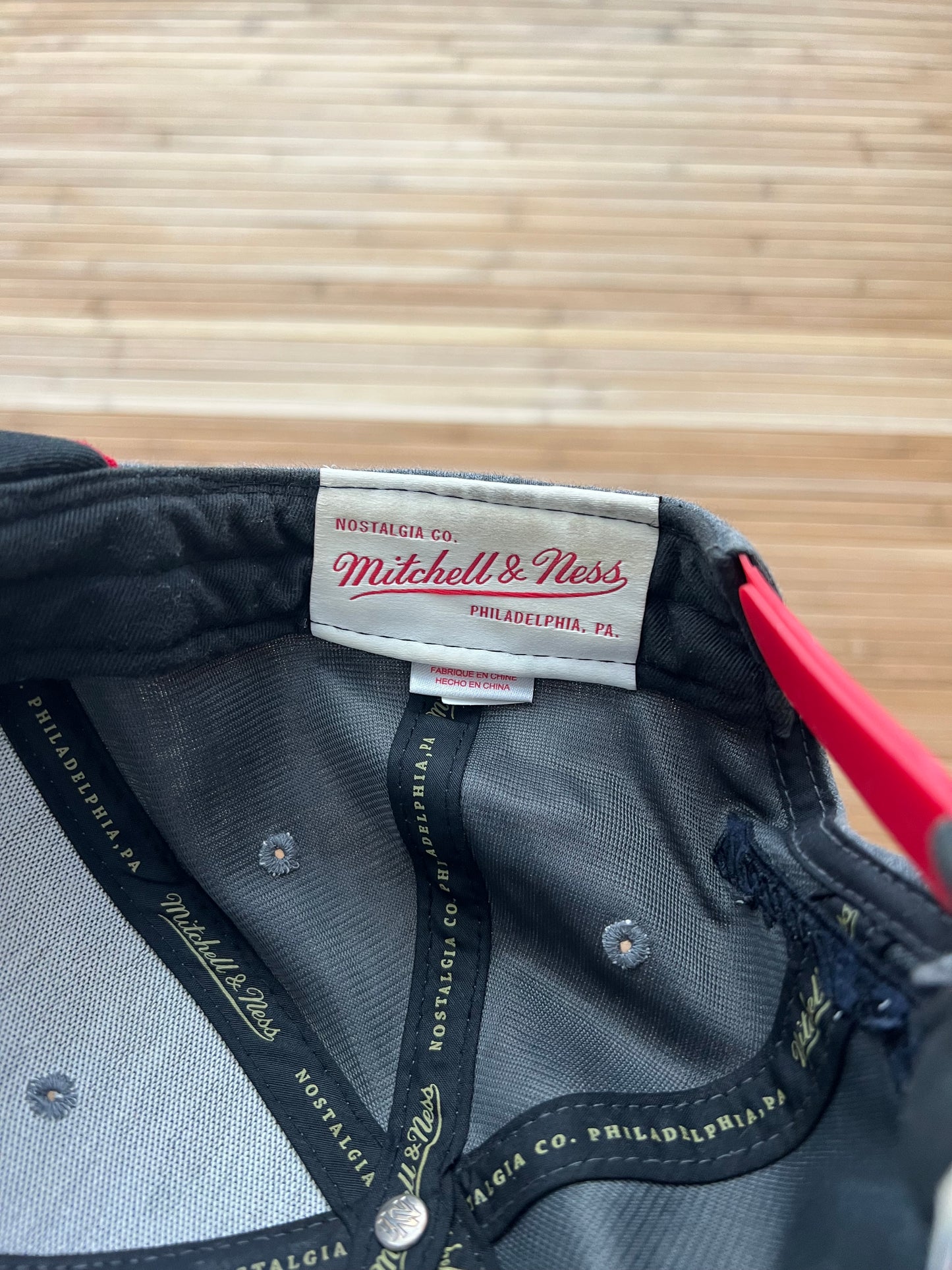 Chicago Bulls Vintage Snap Back Hat (one size)