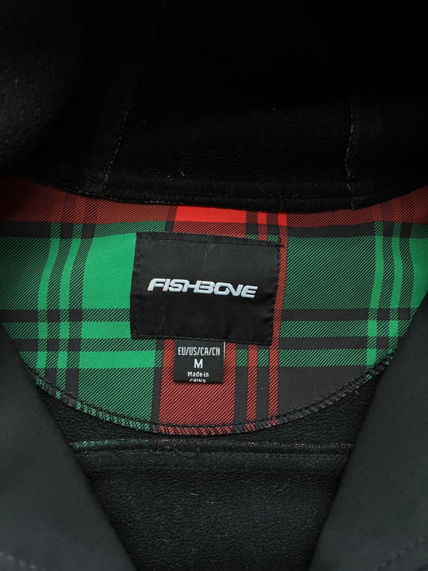 Fishbone Zip Up Hoodie (M)