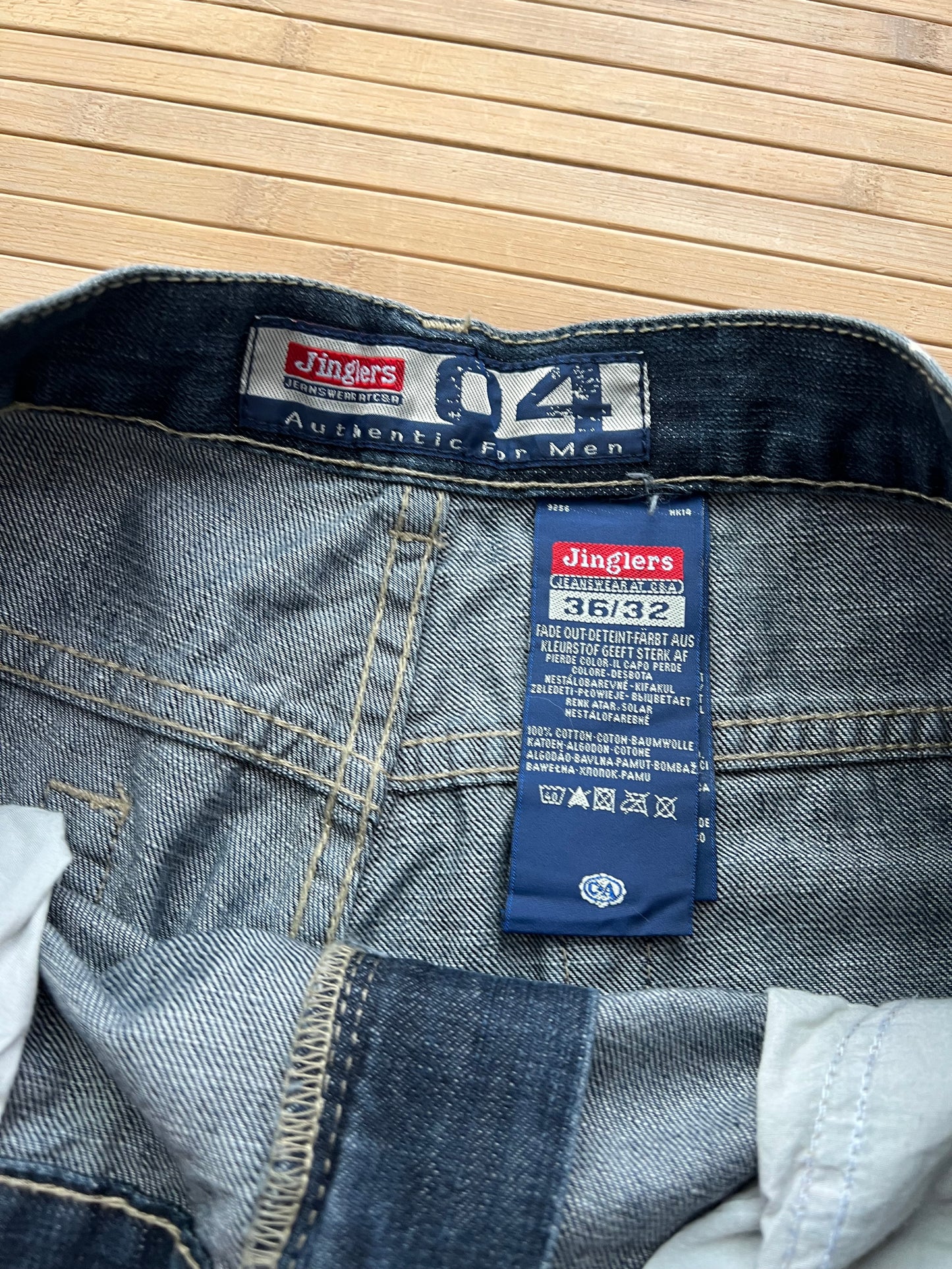 Jinglers Grey Wash Jeans (34x32)