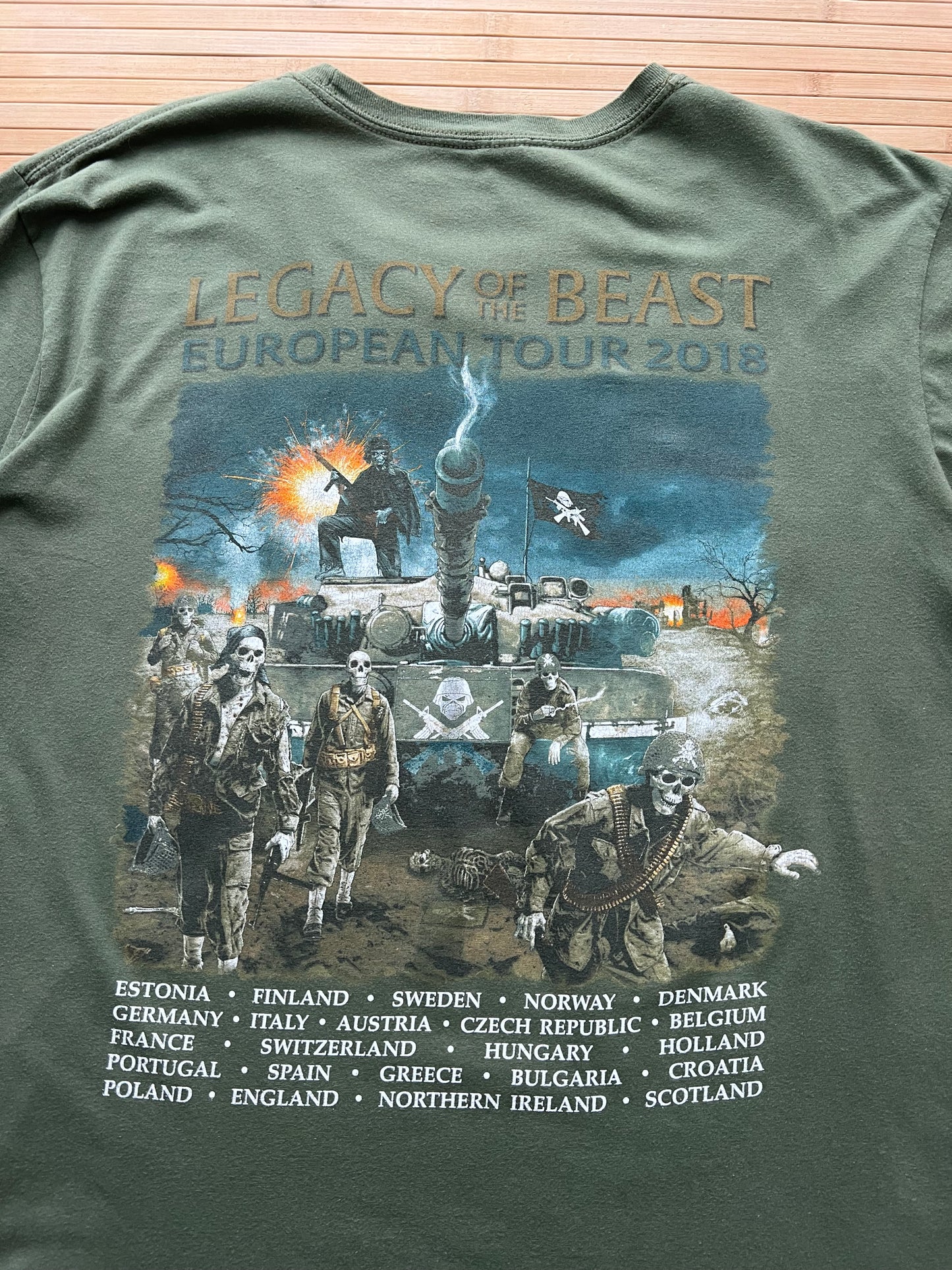 Iron Maiden 2018 Tour Tee (XL)