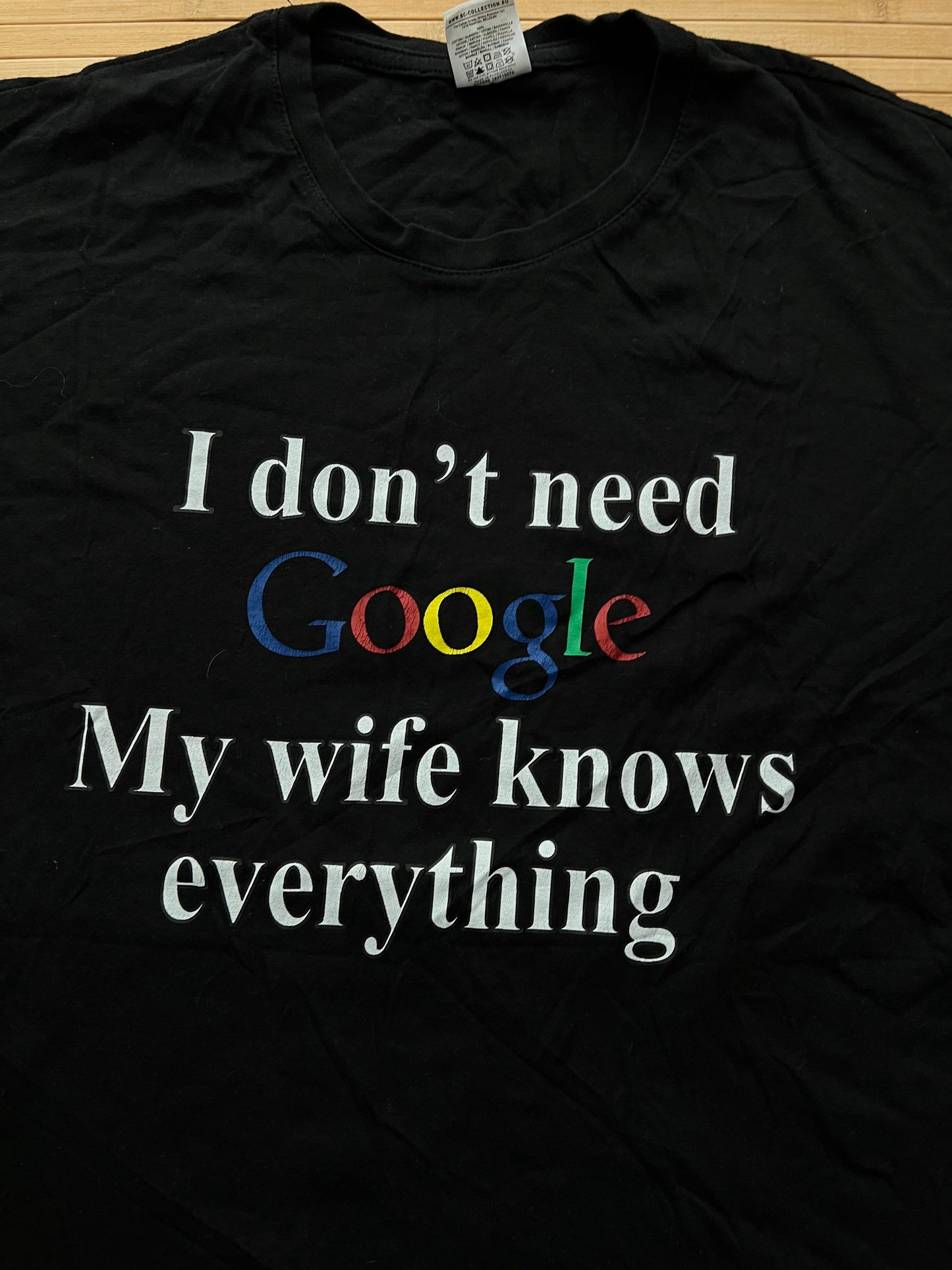 My wife Knows Everything (XL)