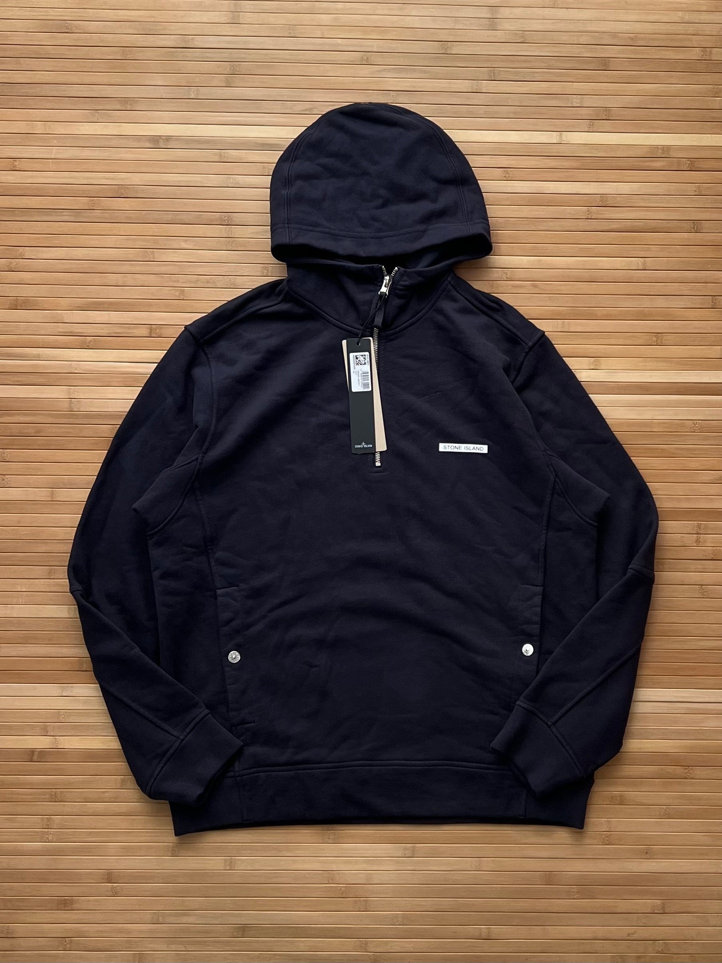 Stone Island 1/4 Zip Up Hoodie New with Tags (L)