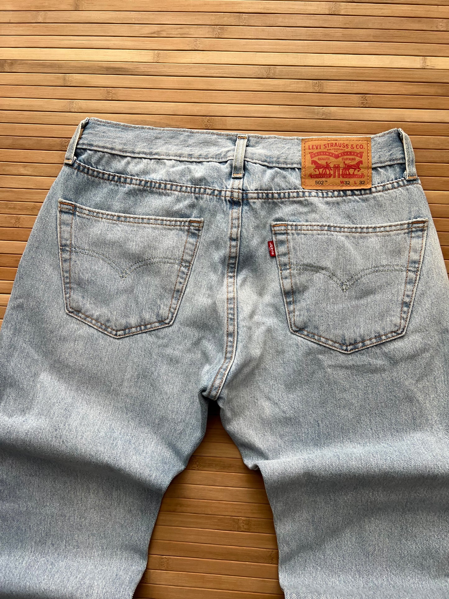 Levis 502 Baby Blue Jeans (30x30)