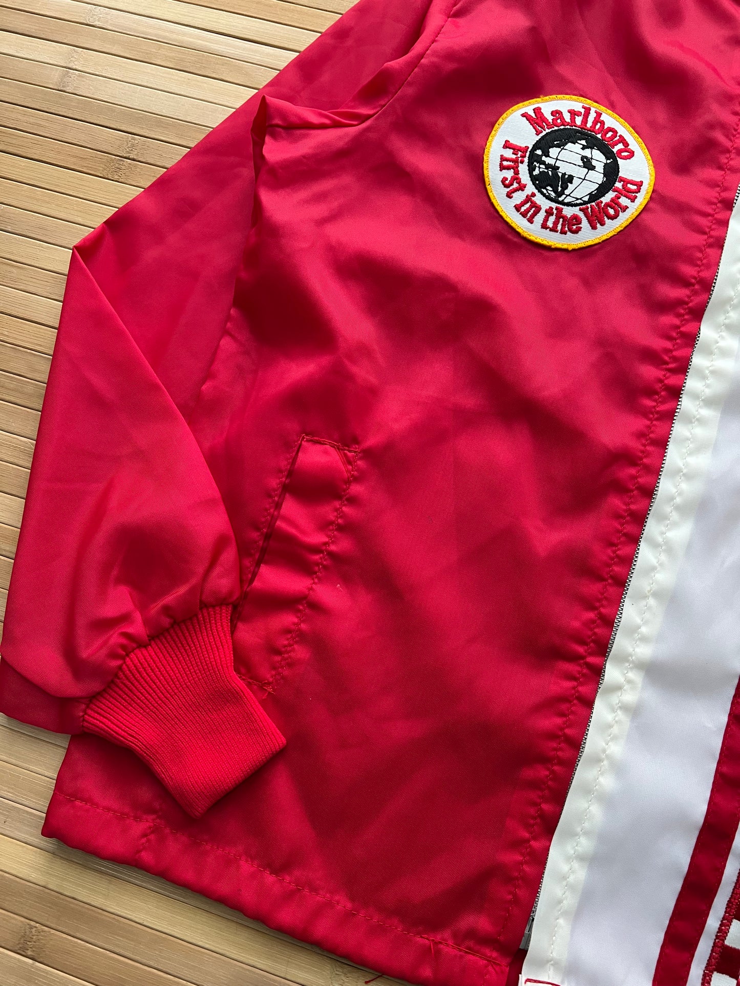 Marlboro 80s Zip Up Racing Jacket (M)