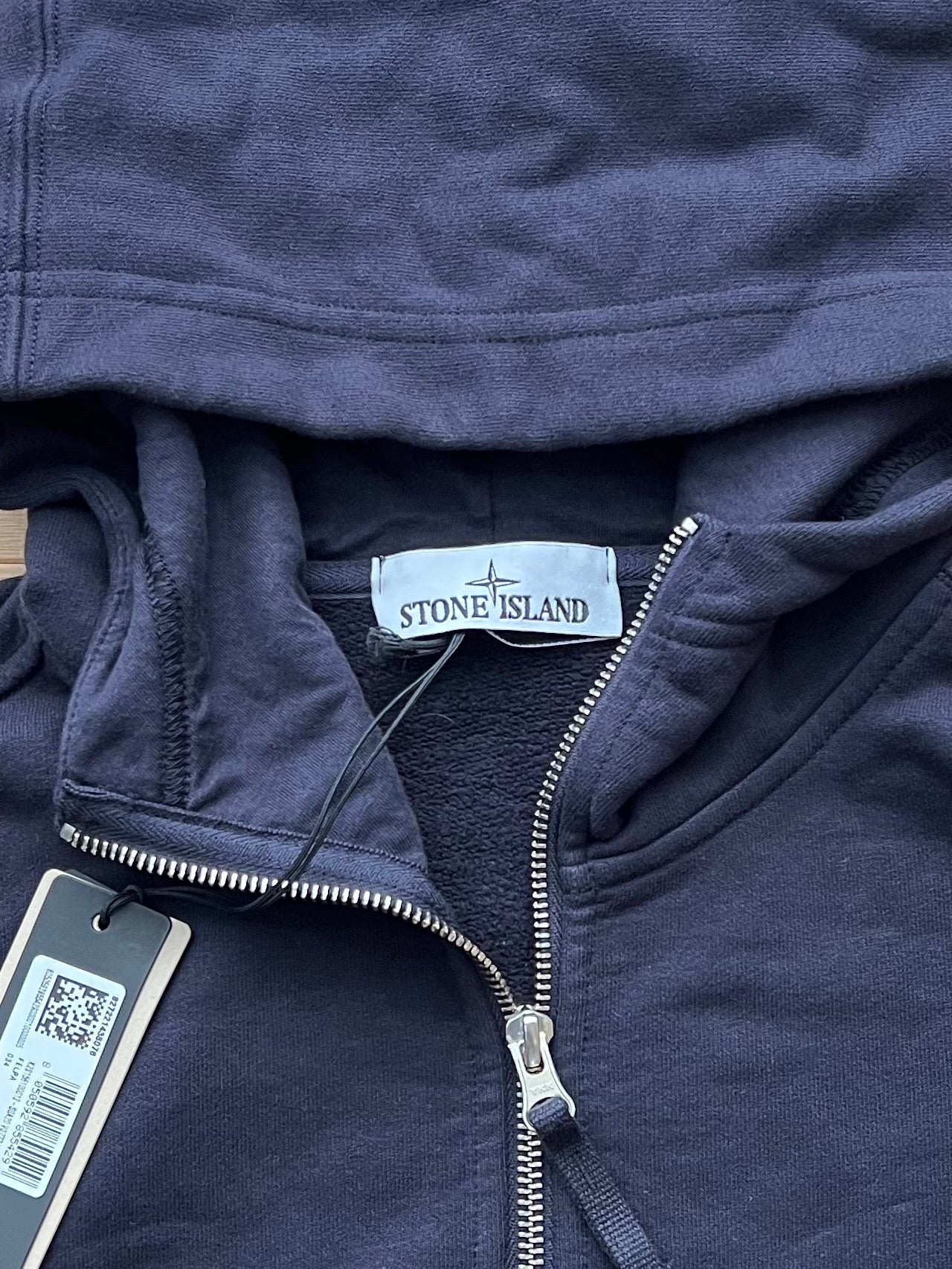 Stone Island 1/4 Zip Up Hoodie New with Tags (L)