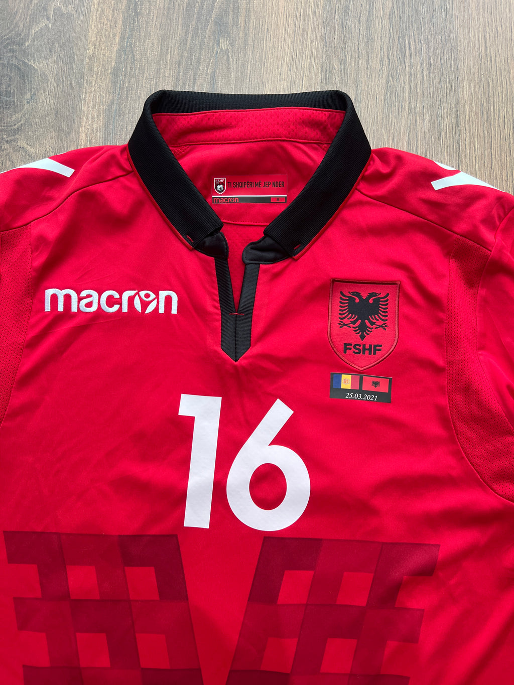 Cikalleshi Albania 2021/22 Match Worn Jersey (M)