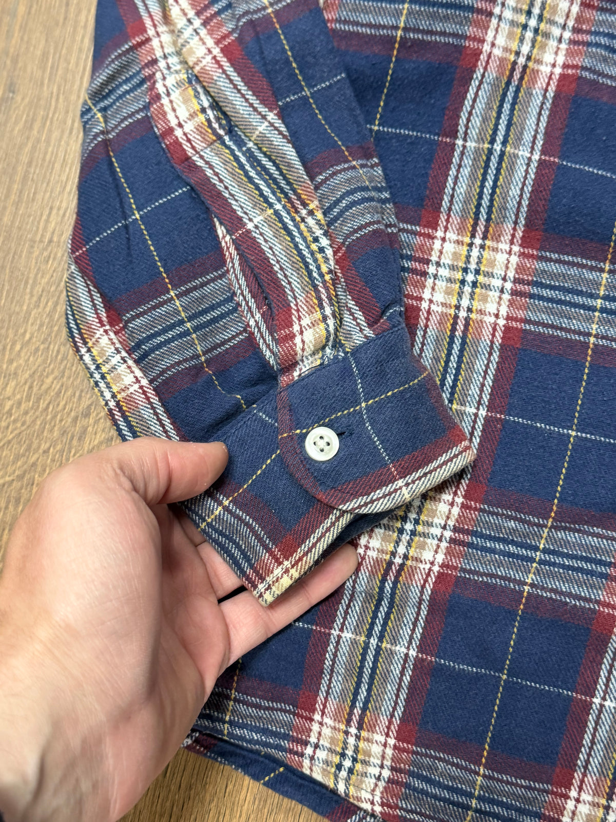 Blue Chequered Flannel (XL)