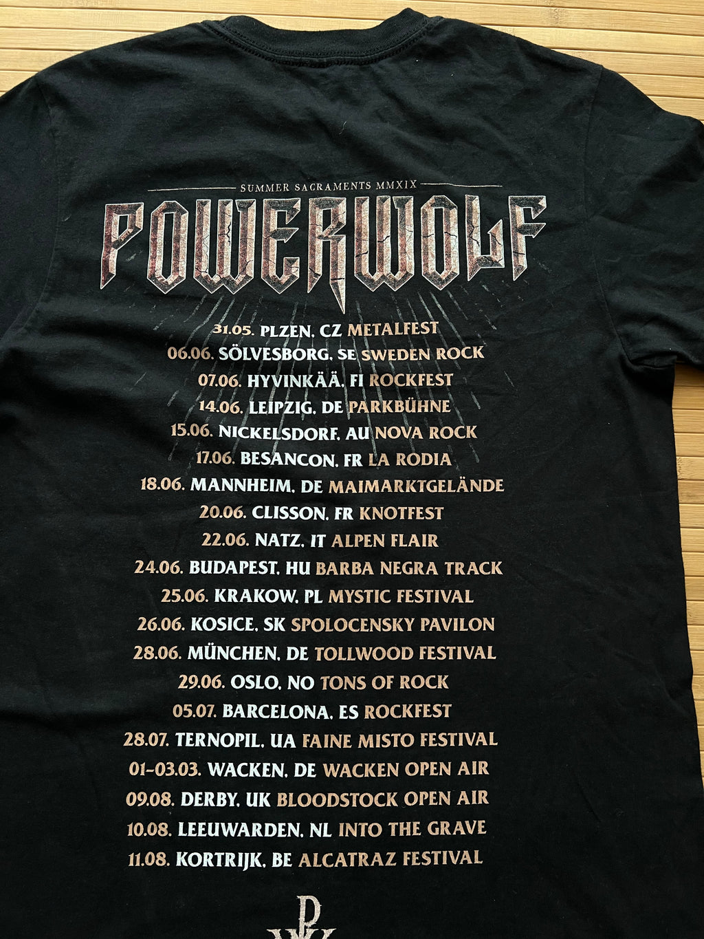 Powerwolf Tour Tee (M)