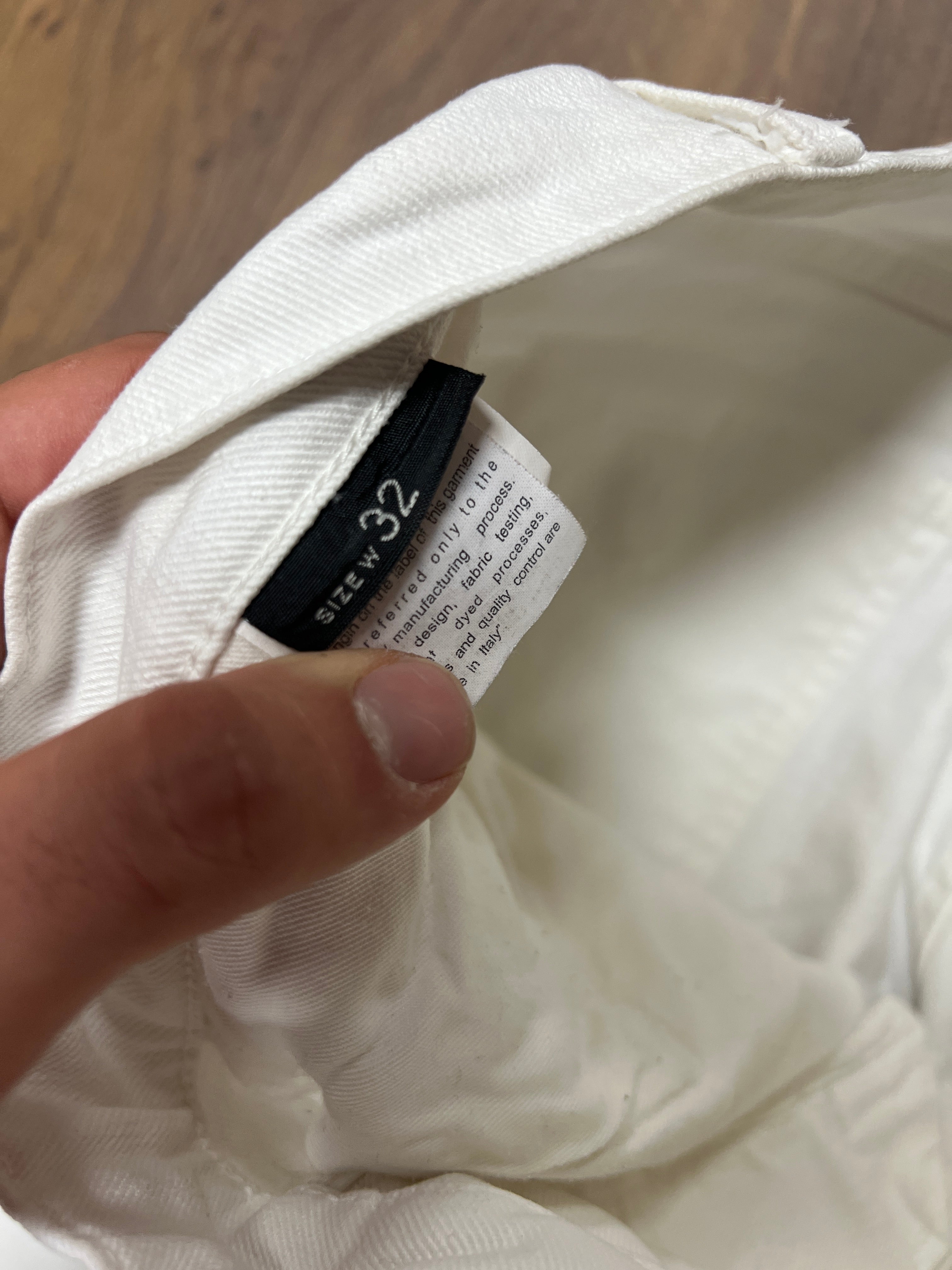 Prada White Pants (32x32)