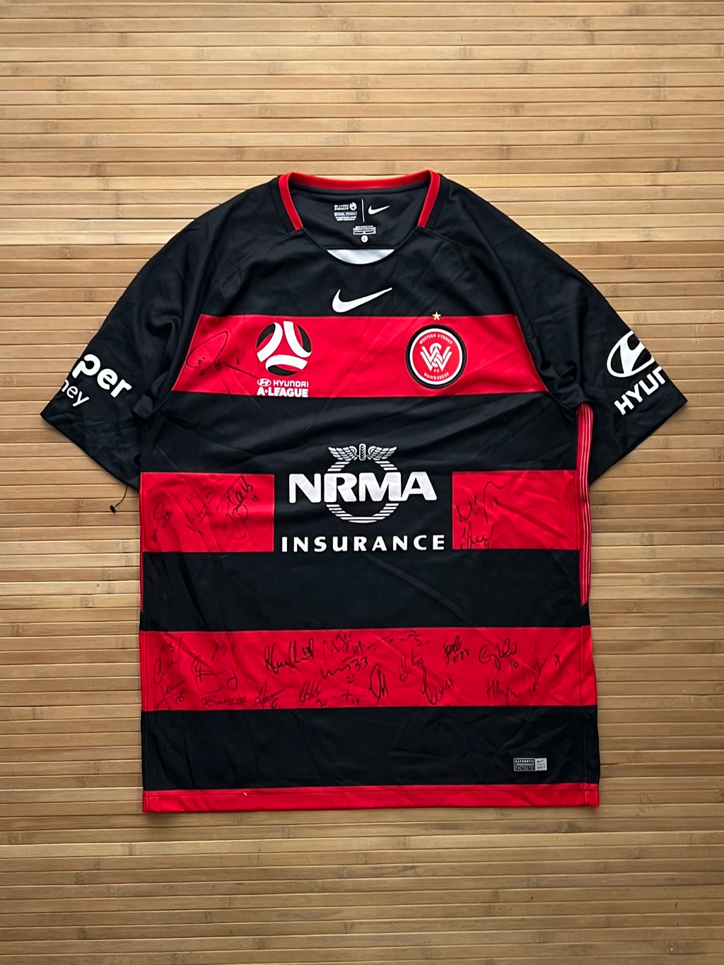 Western Sydney Wanderers Signed Jersey (XL)
