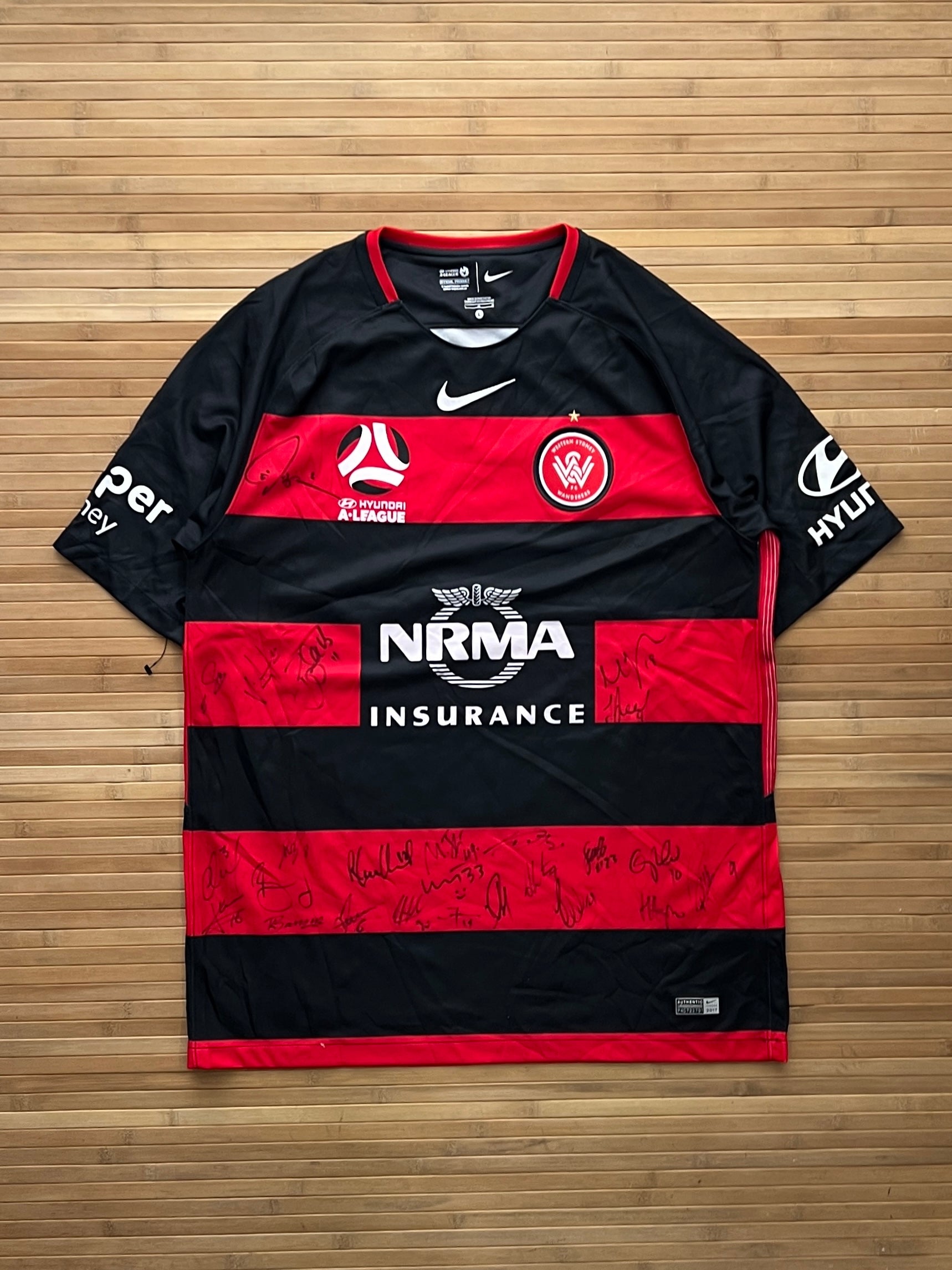 Western Sydney Wanderers Signed Jersey (XL)