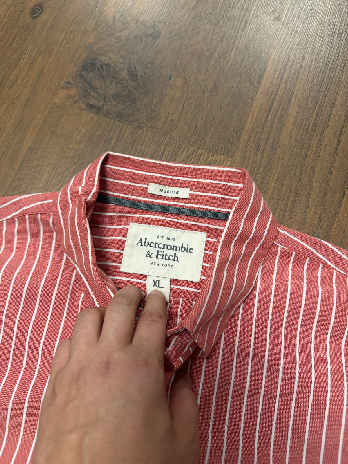 Abercrombie & Fitch Striped Shirt (XL)