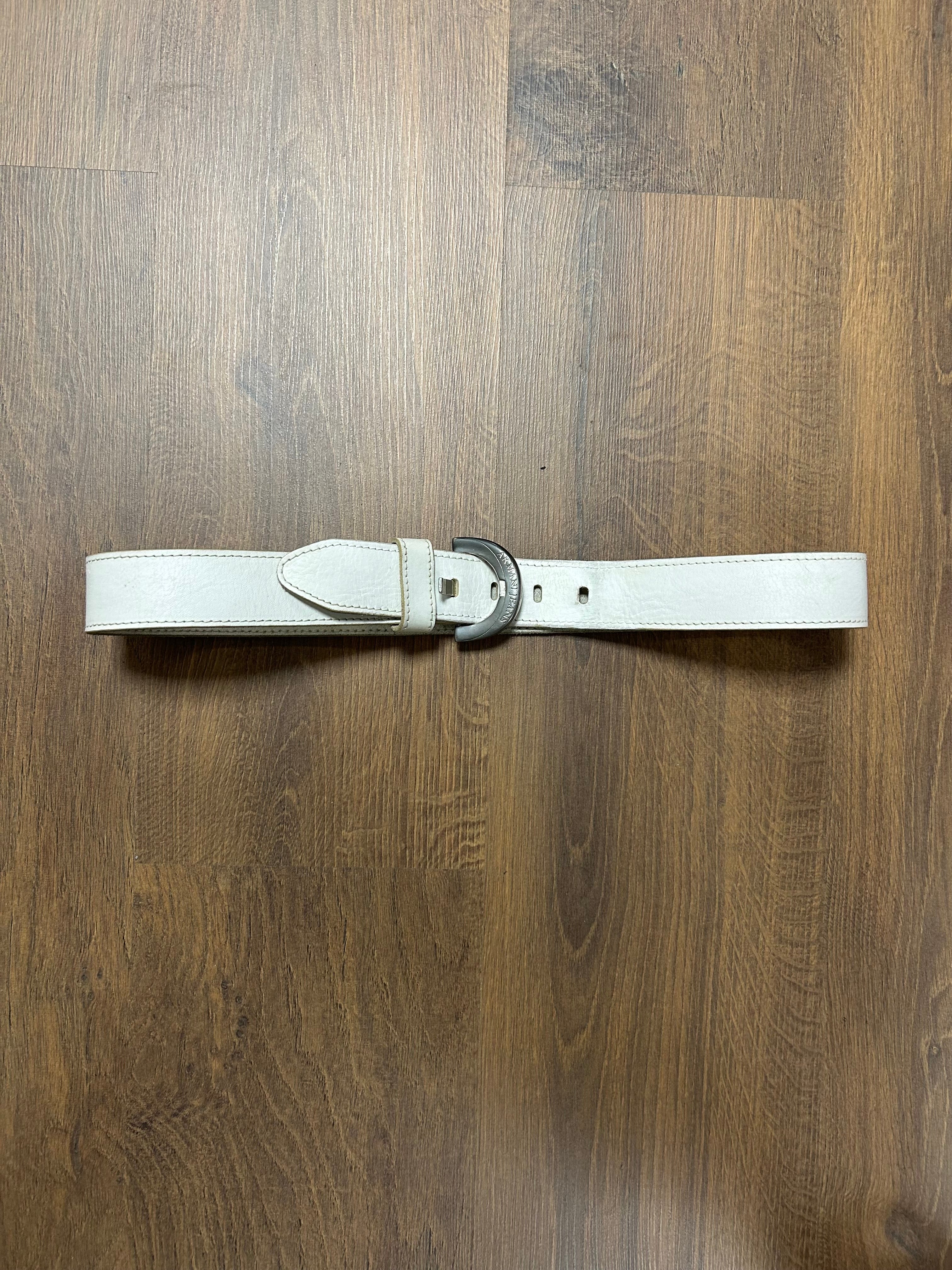 Vintage Armani Leather Belt (32/36)