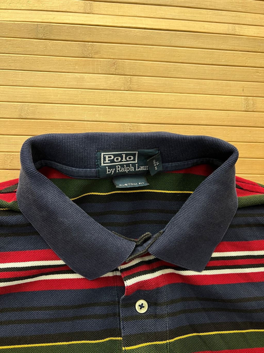 Multicolor Polo Ralph Lauren Striped Shirt (XL)