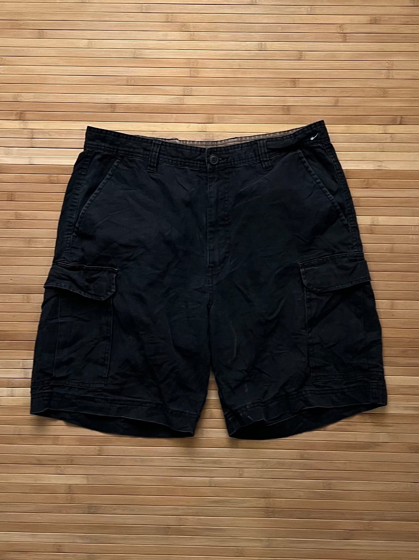Black Cargo Shorts (34)
