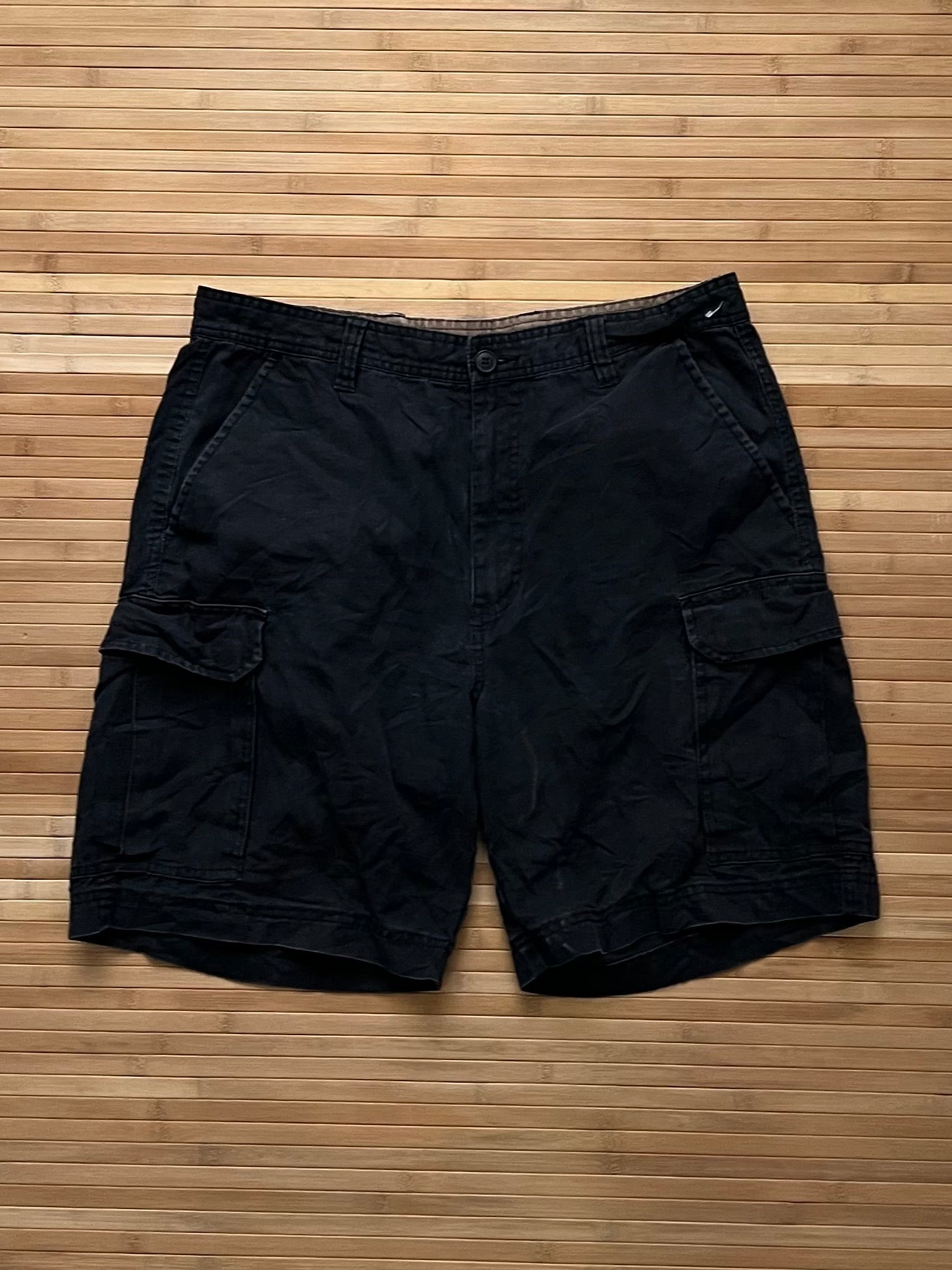 Black Cargo Shorts (34)