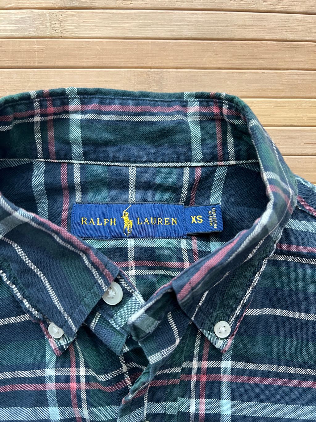 Polo Plaid Shirt (S)