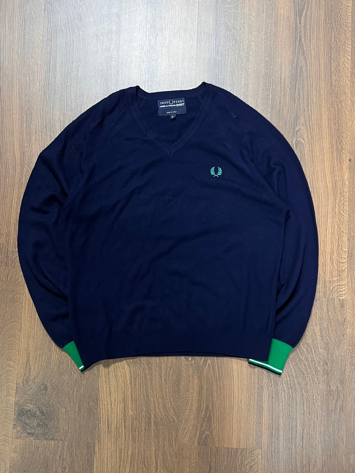 Fred perry x CDG Wool sweater(M)