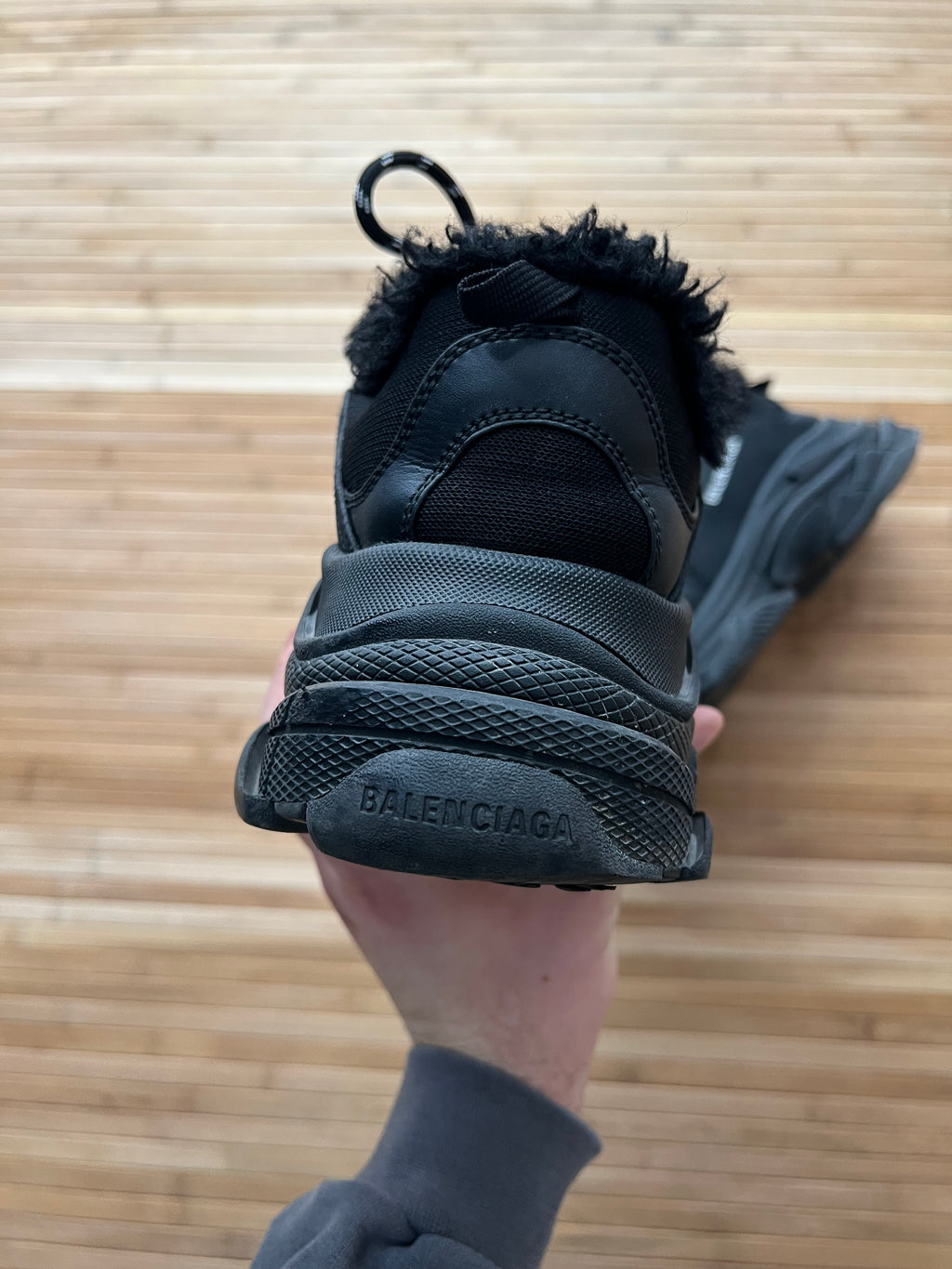 Balenciaga Triple S Limited Fur Edition (45)