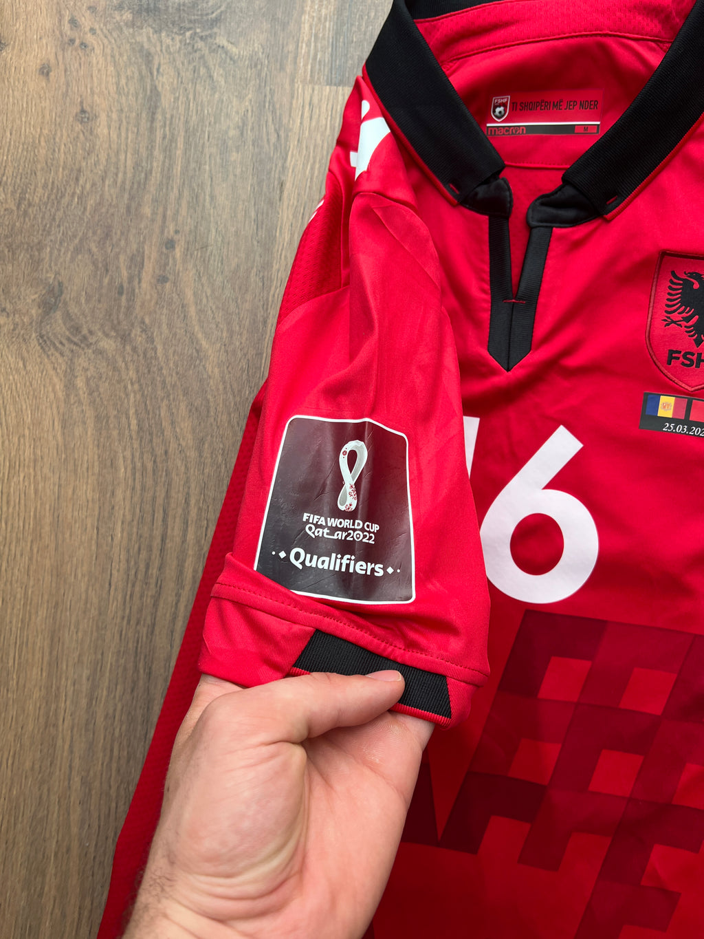 Cikalleshi Albania 2021/22 Match Worn Jersey (M)