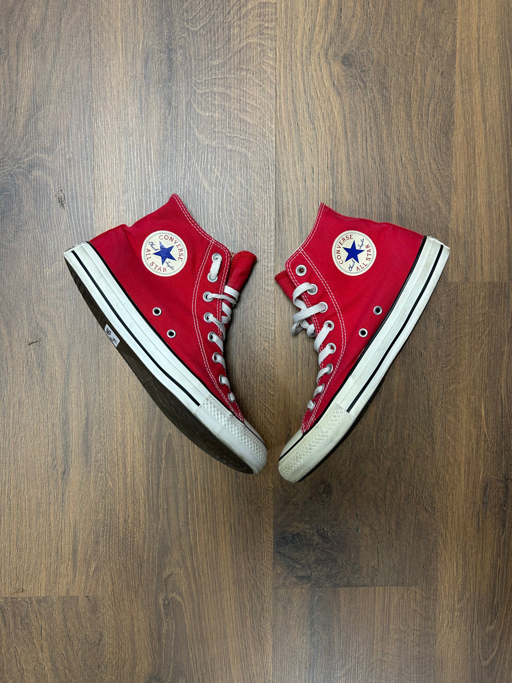 Red Converse Chuck Taylors (42)