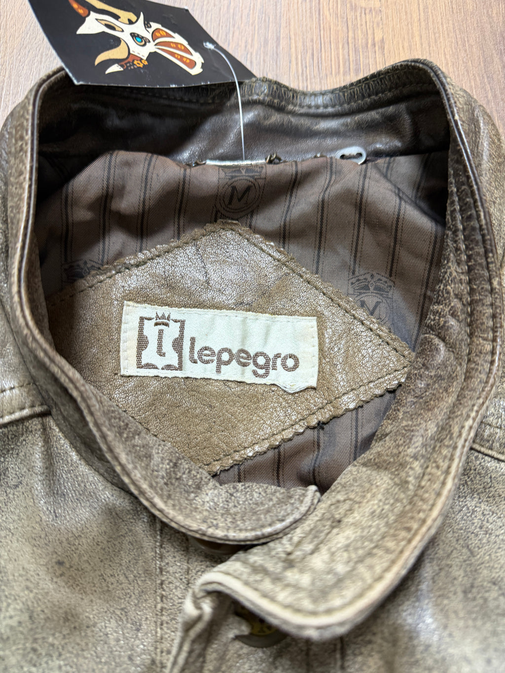 Vintage Leather Jacket (L)