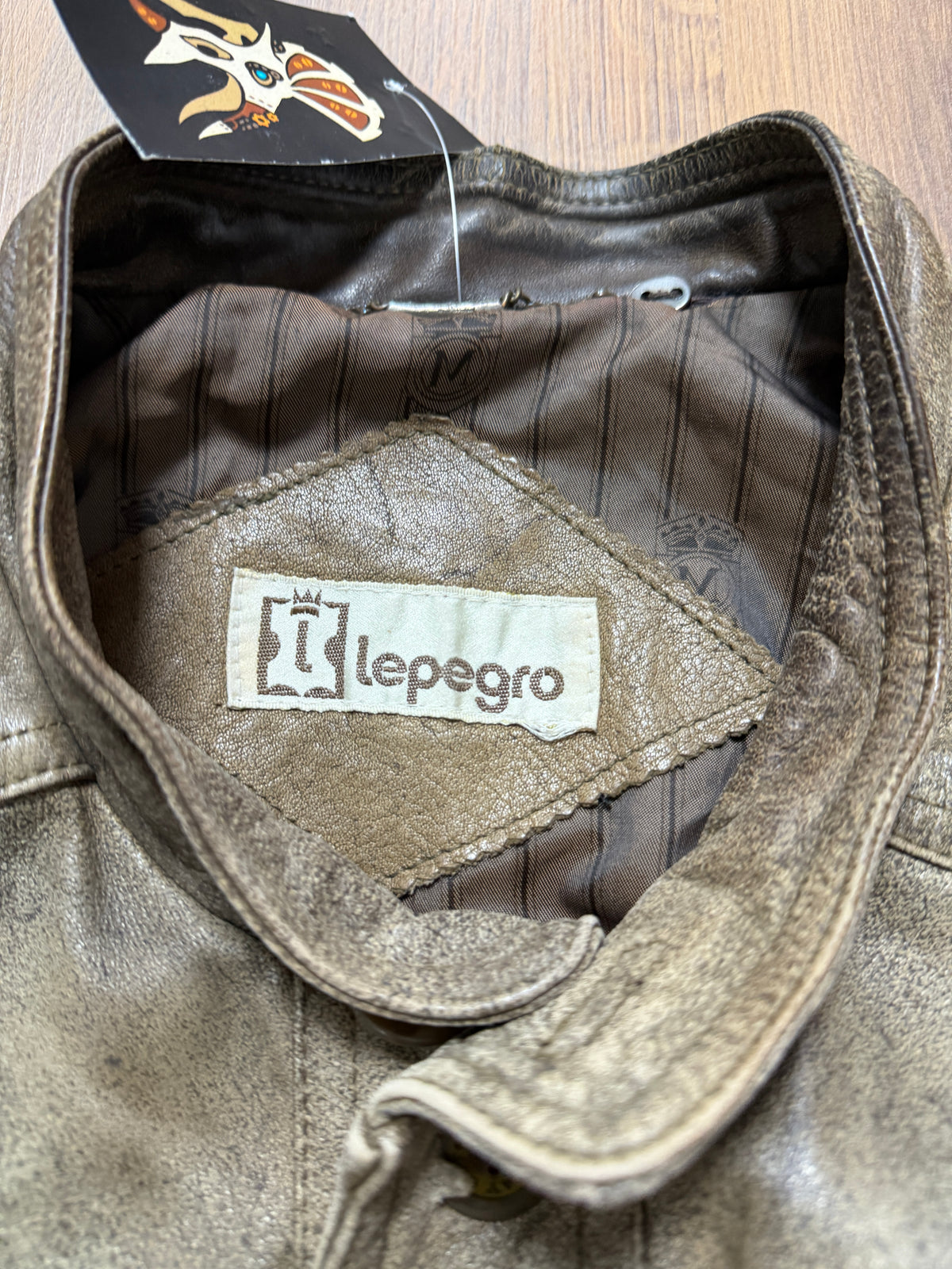 Vintage Leather Jacket (L)