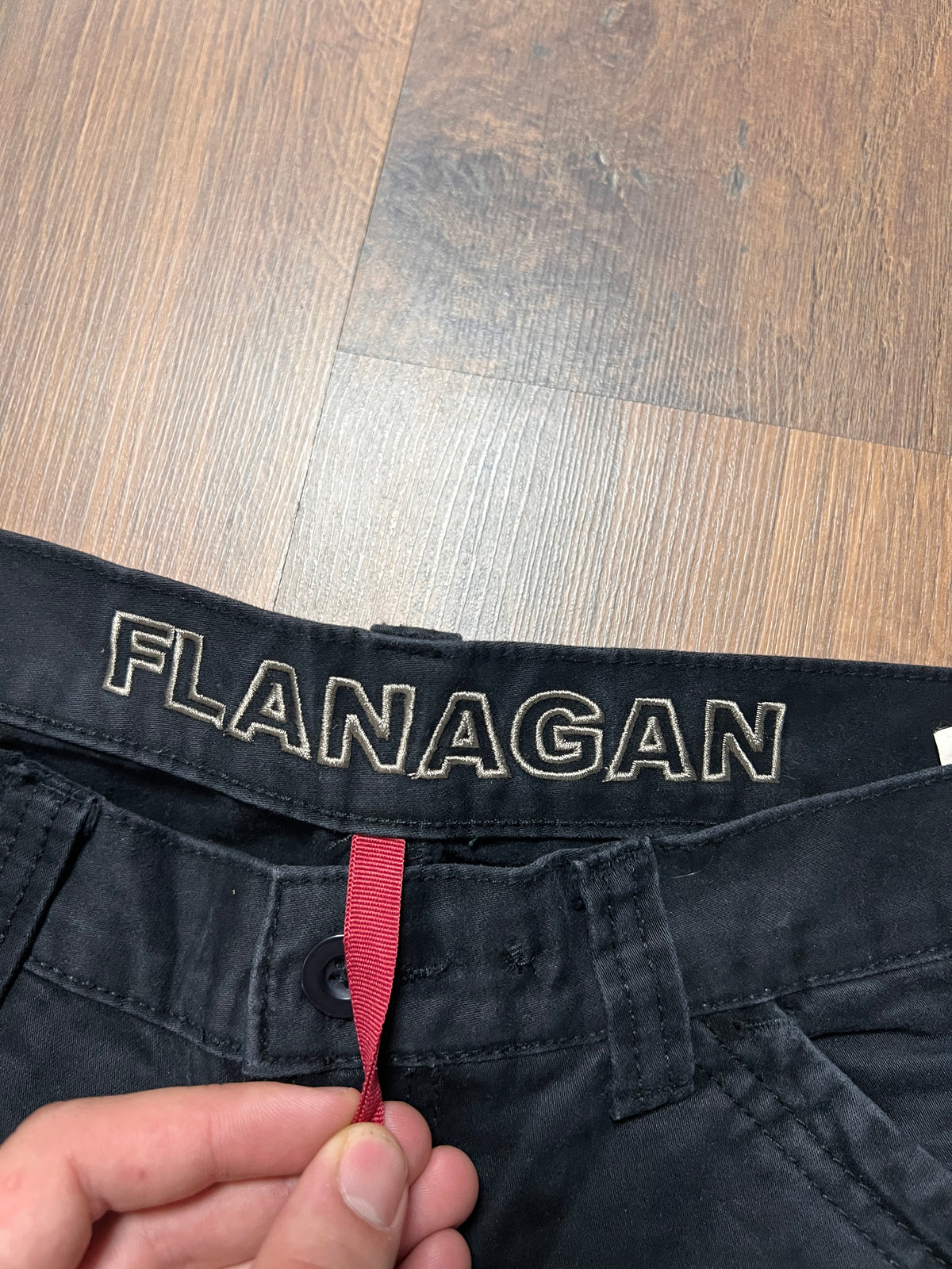 Flangan Black Pants(34x30)