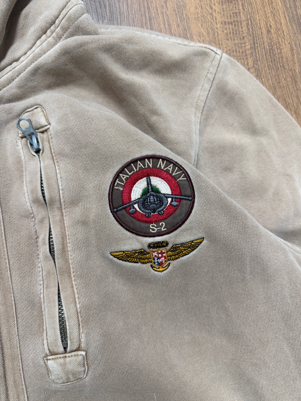 Italian Navy ZipUp Hoodie (L)