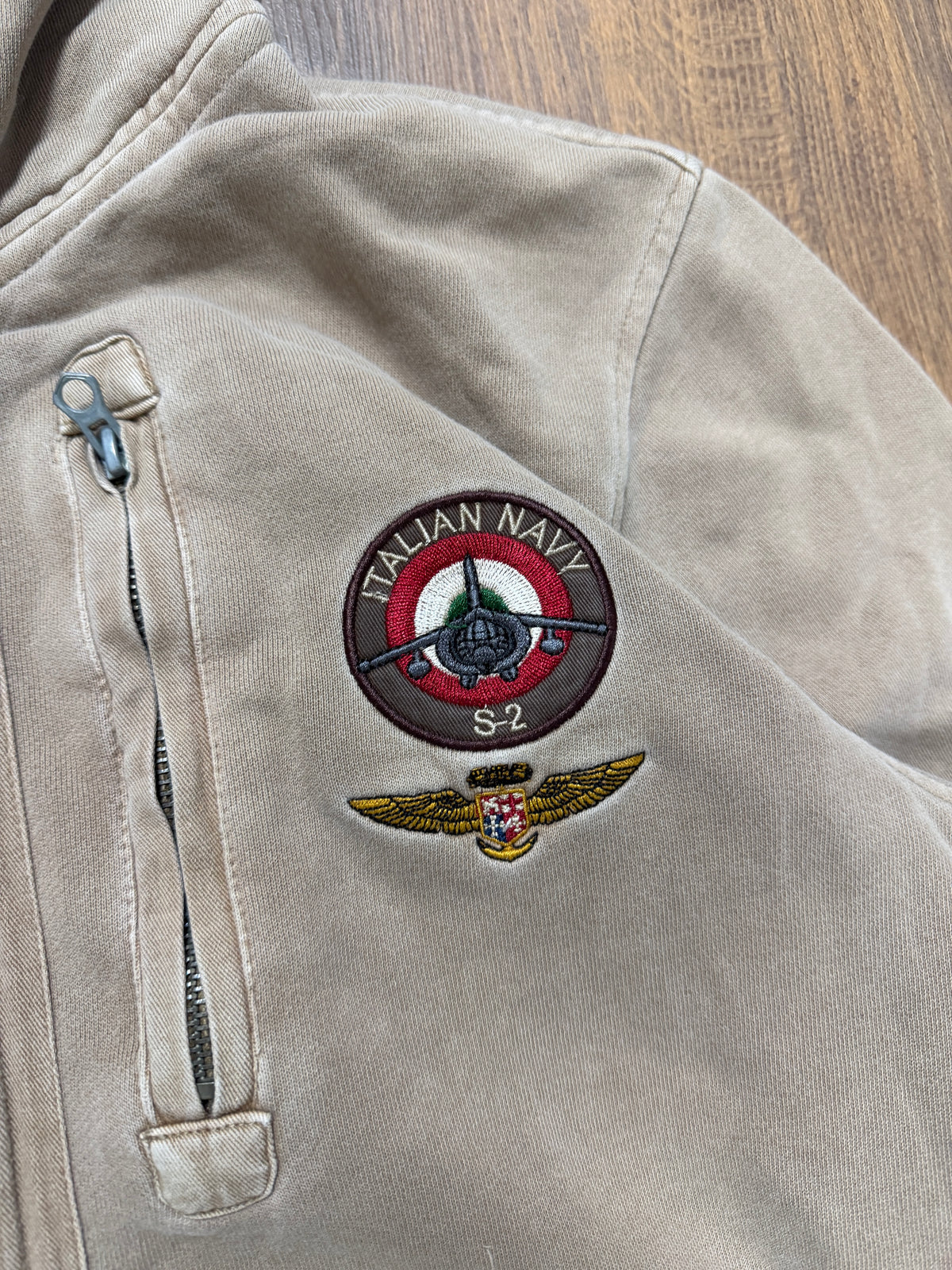 Italian Navy ZipUp Hoodie (L)