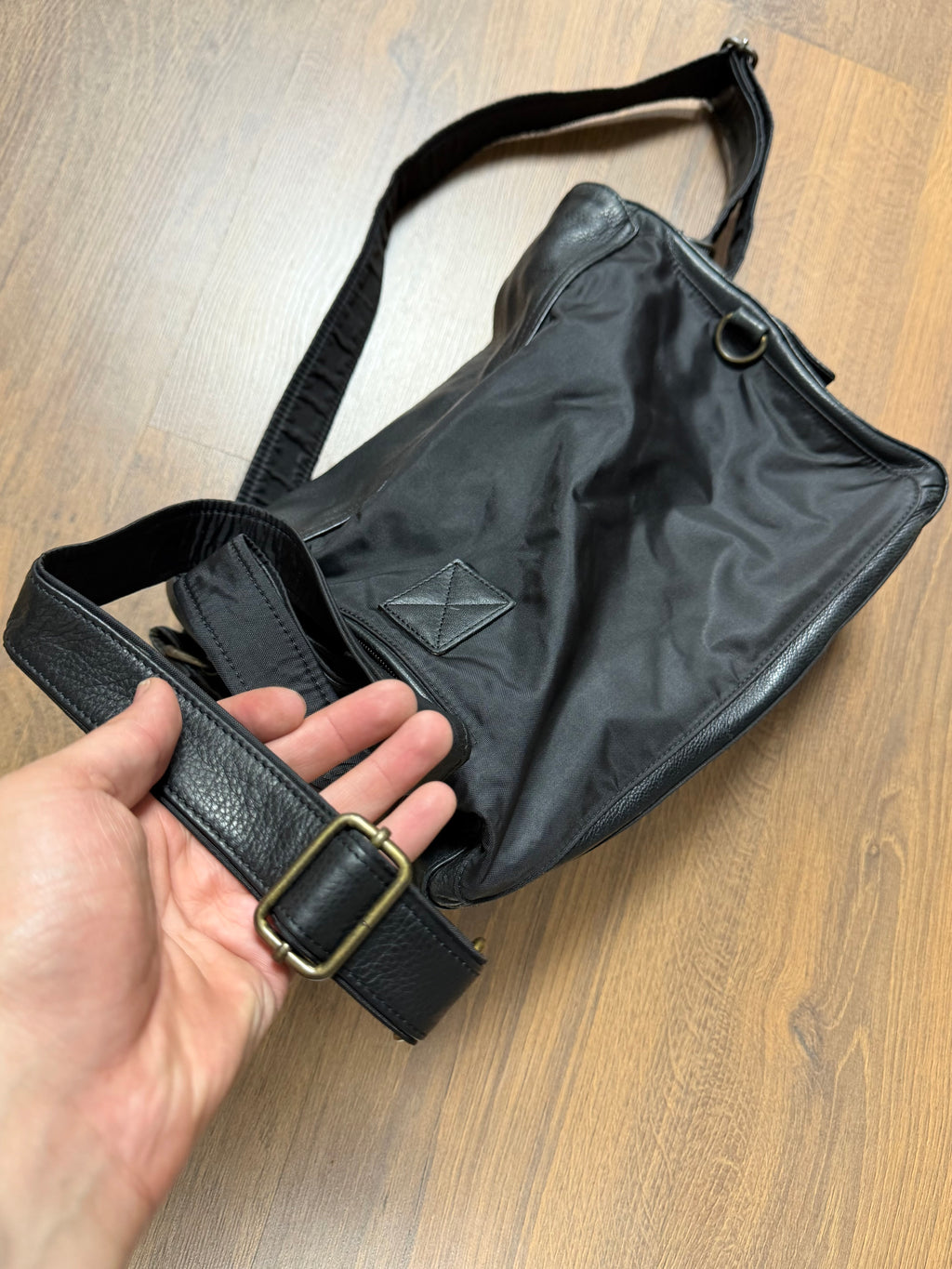 Belstaff Military Messenger Leather Bag