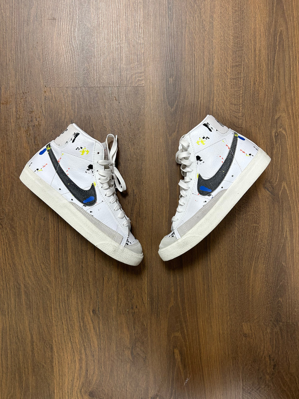 Brand New Nike Blazer  Mid Paint Splatter (40)