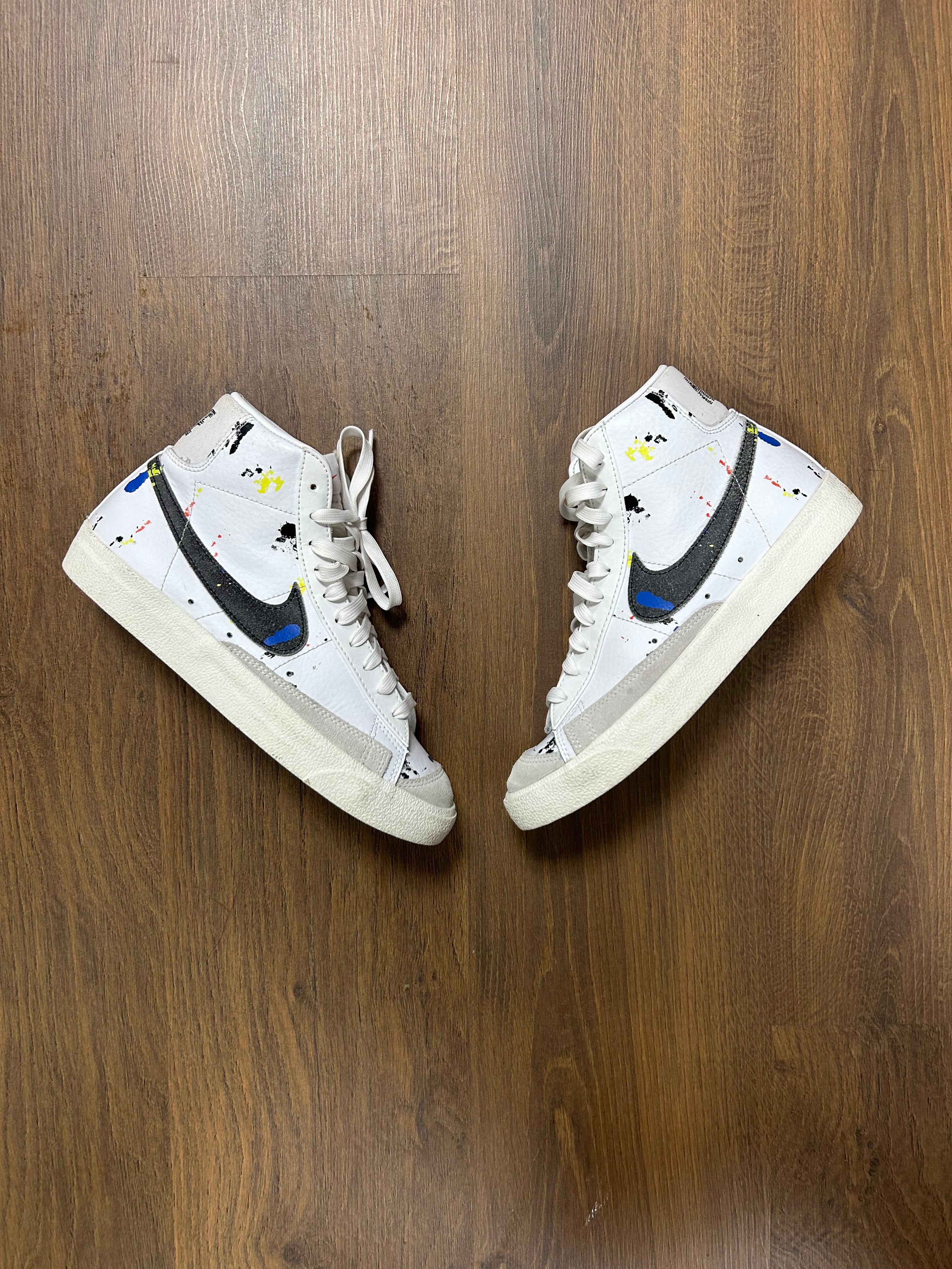 Brand New Nike Blazer  Mid Paint Splatter (40)