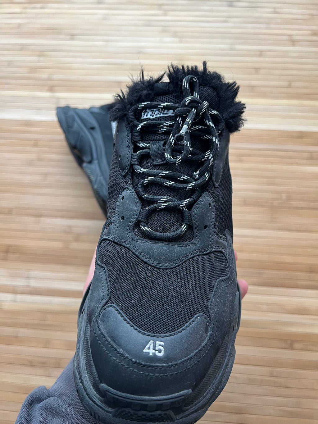 Balenciaga Triple S Limited Fur Edition (45)