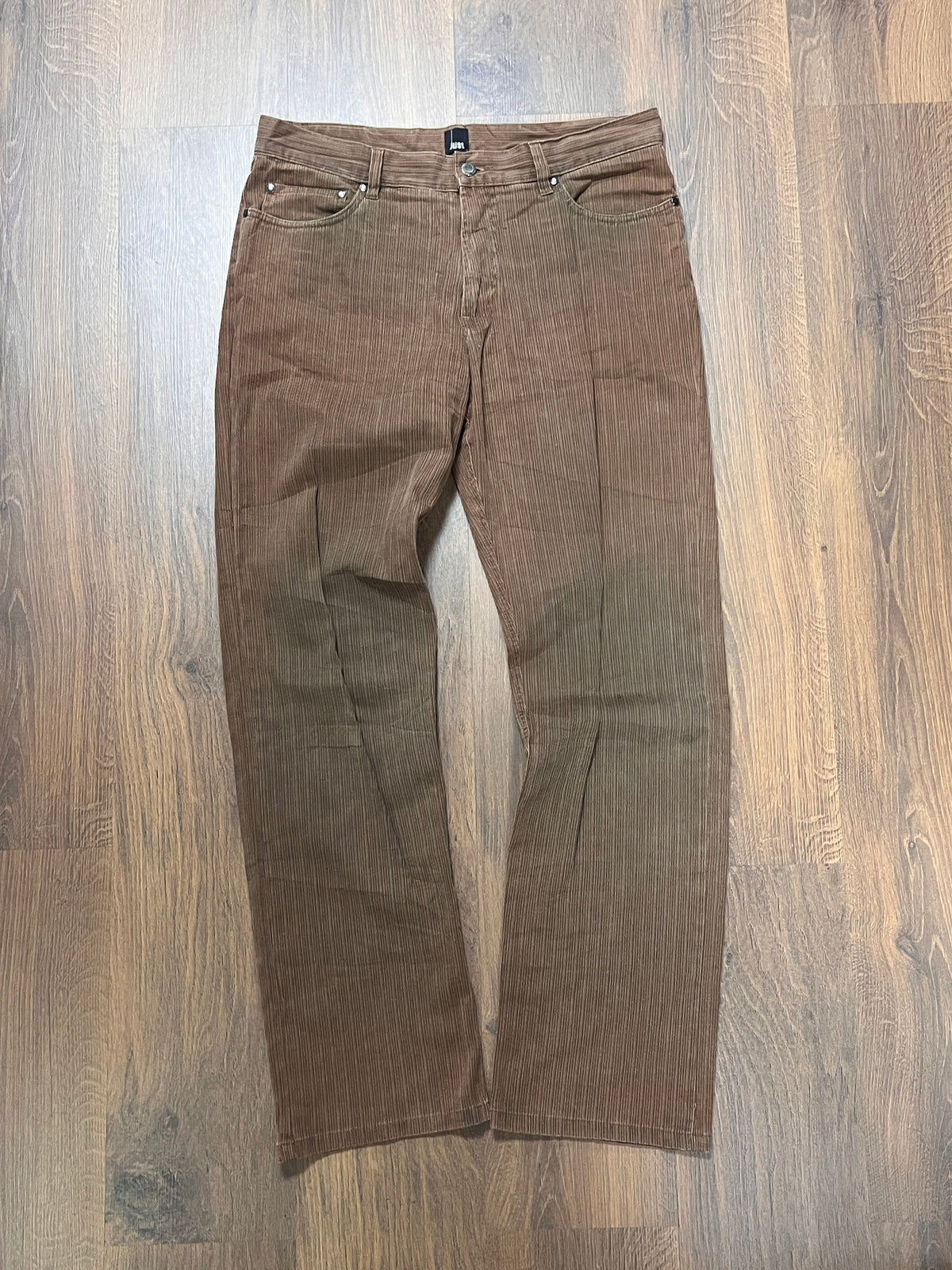 Just Cavalli Brown stripped pants(36x30)
