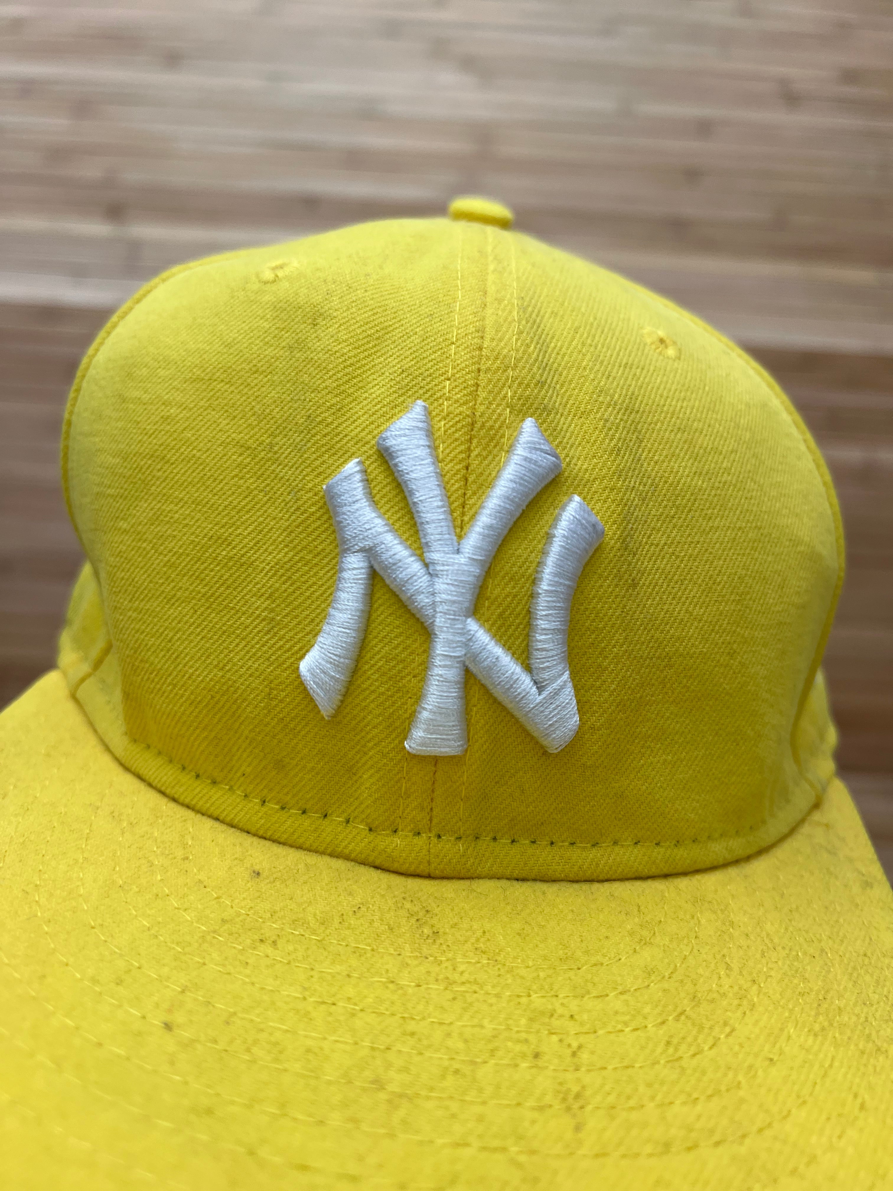 NY New Era Fitted Yellow Hat (7 55.8cm)
