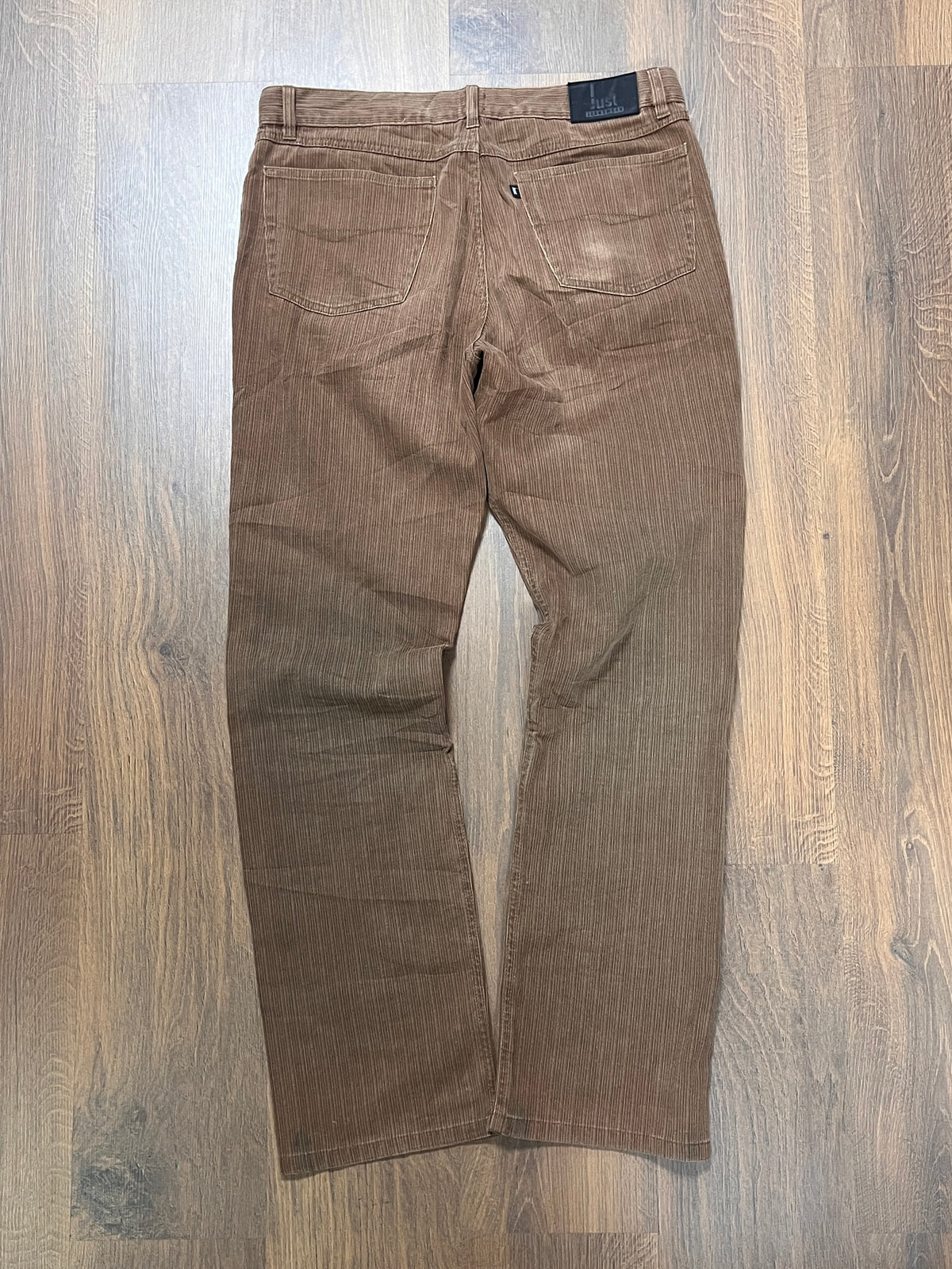 Just Cavalli Brown stripped pants(36x30)