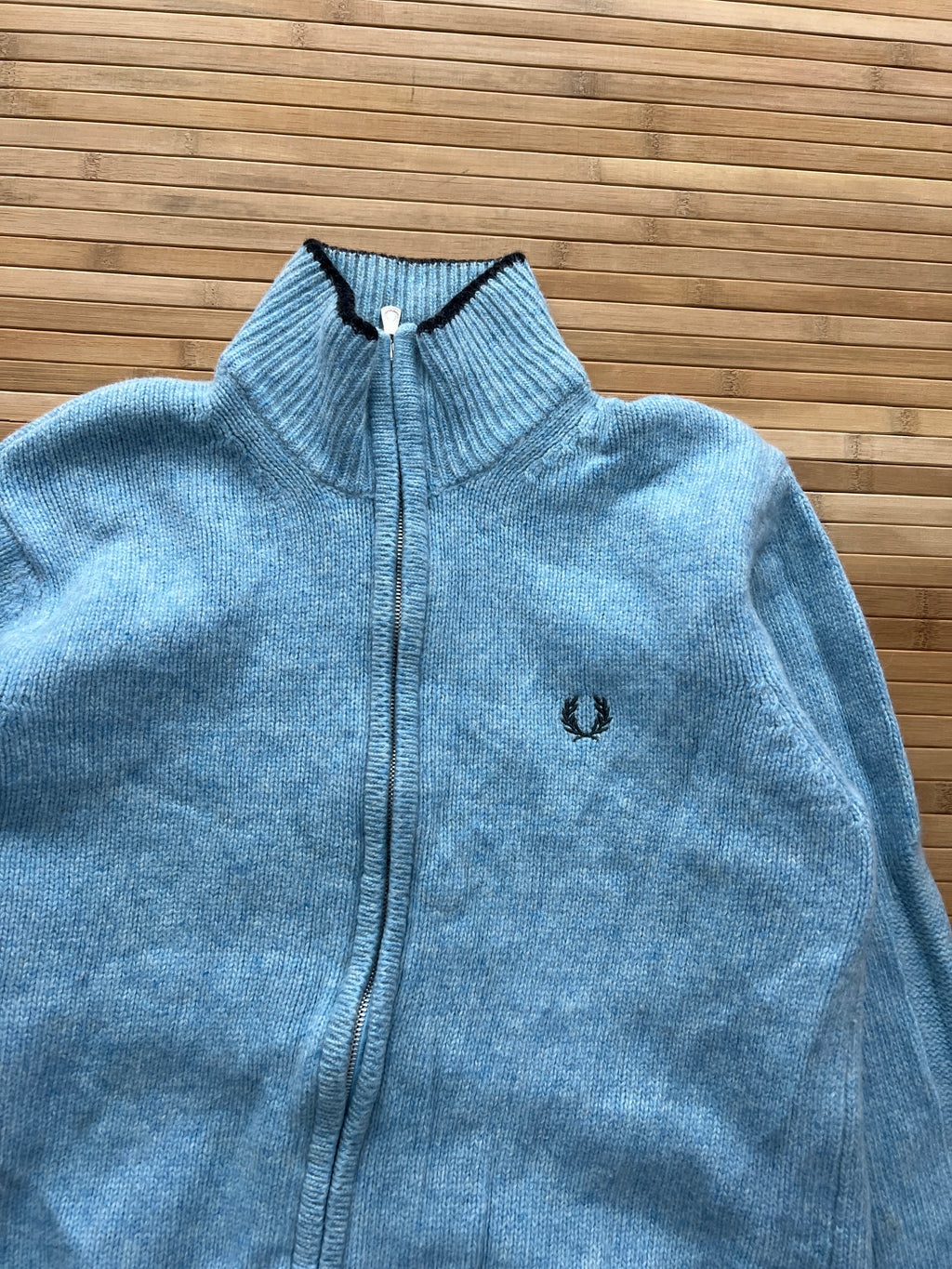 Fred Perry Zip Up Knit (S)