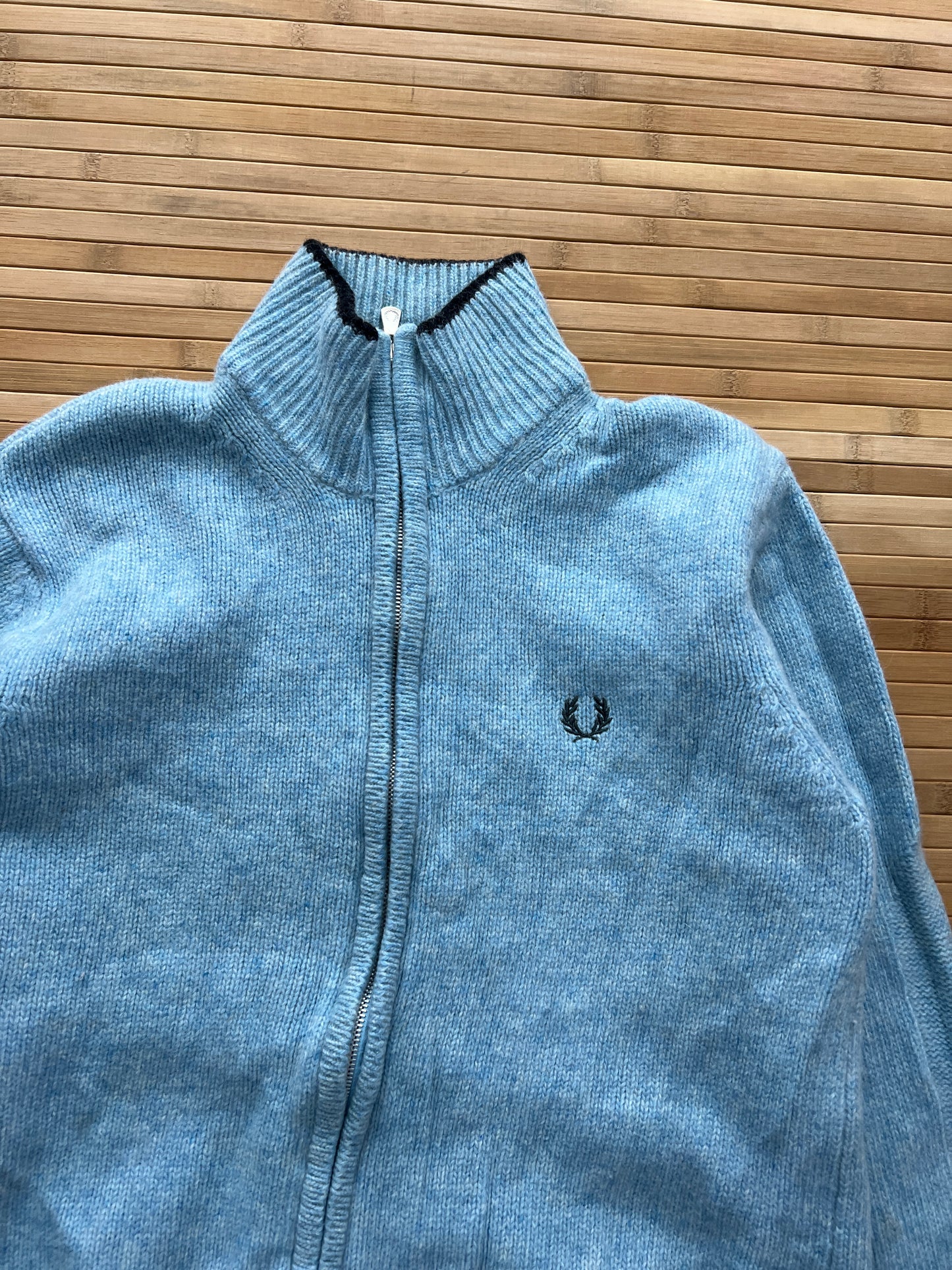Fred Perry Zip Up Knit (S)
