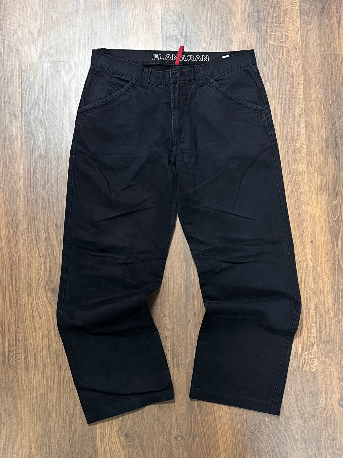Flangan Black Pants(34x30)