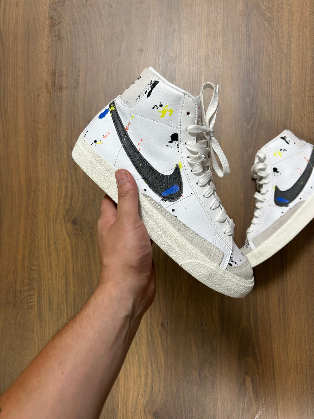Brand New Nike Blazer  Mid Paint Splatter (40)
