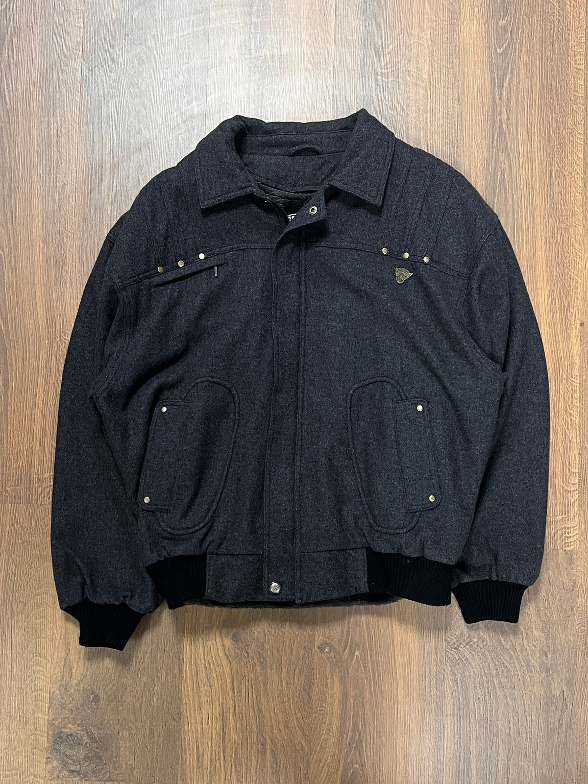 Wool Bomber Jacket (L)