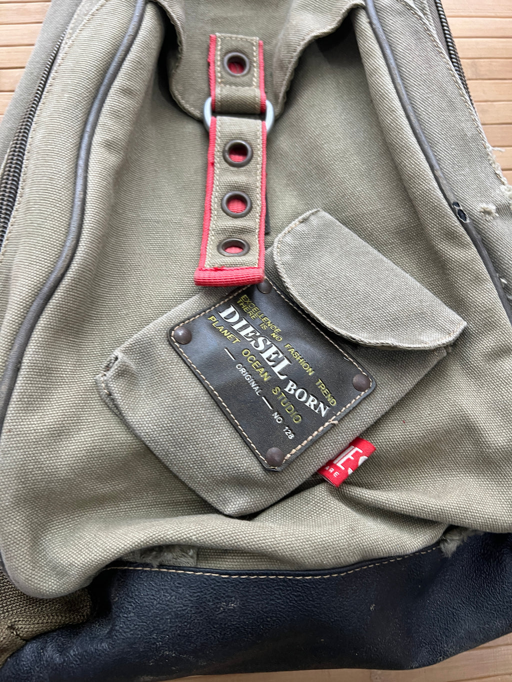 Vintage Diesel Military Backpack