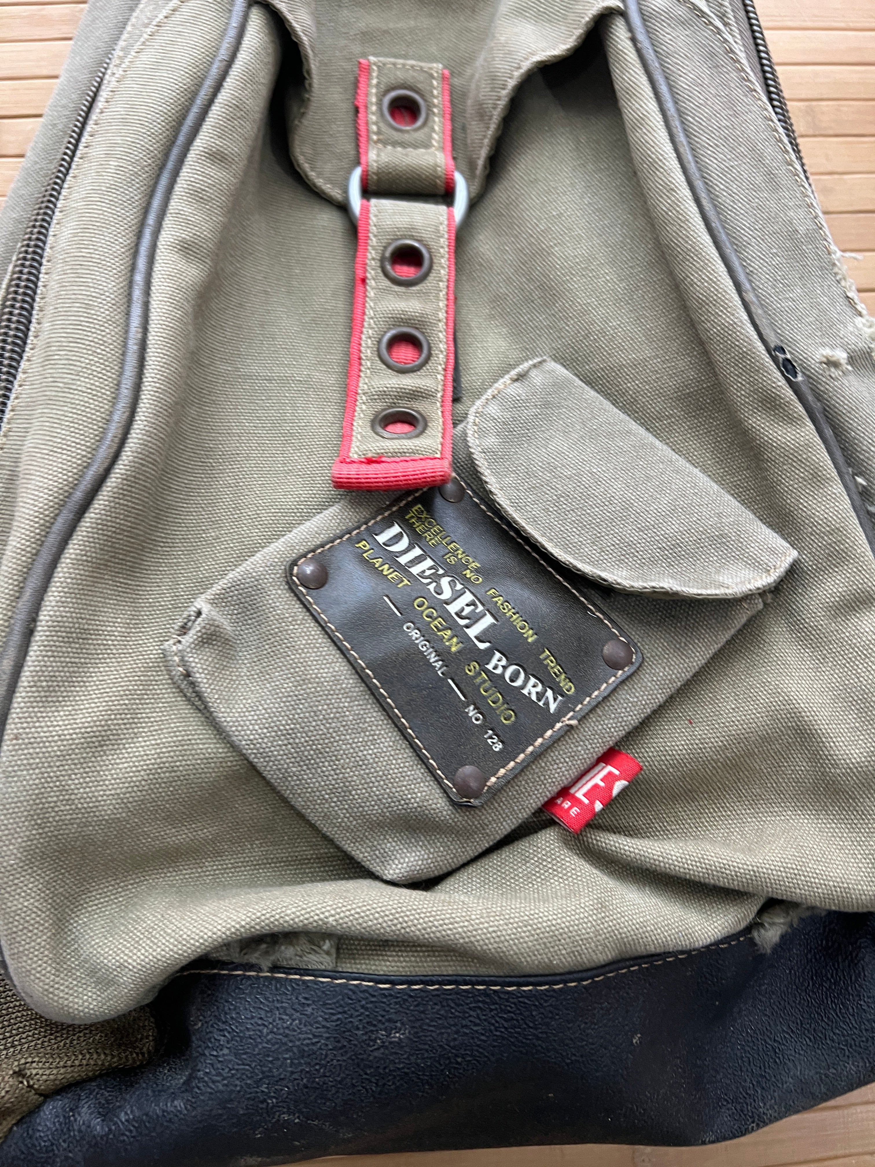 Vintage Diesel Military Backpack