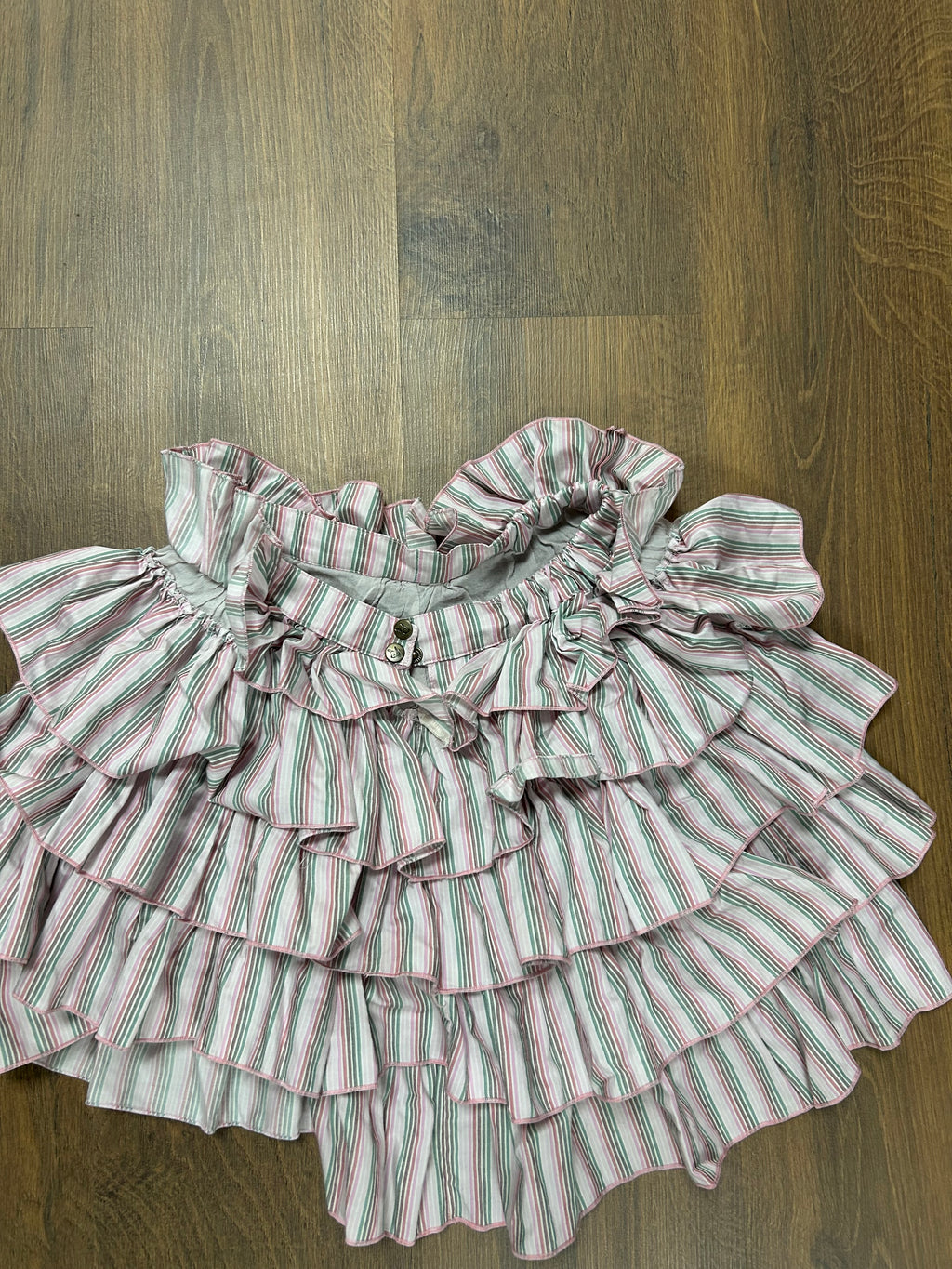Vintage Pleated Pink Skirt (S/M)