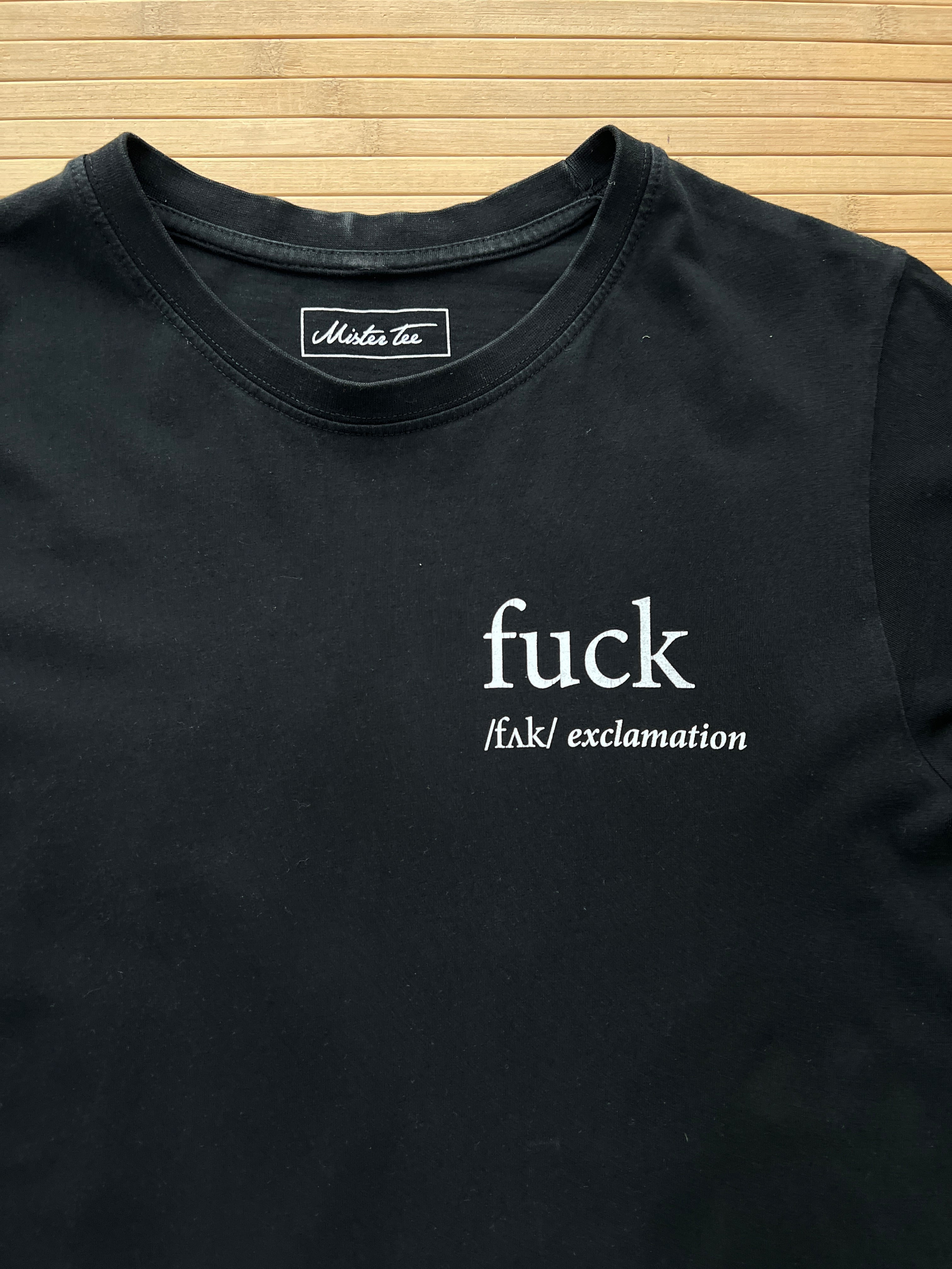 Fuck Funny Quote Tshirt(L)