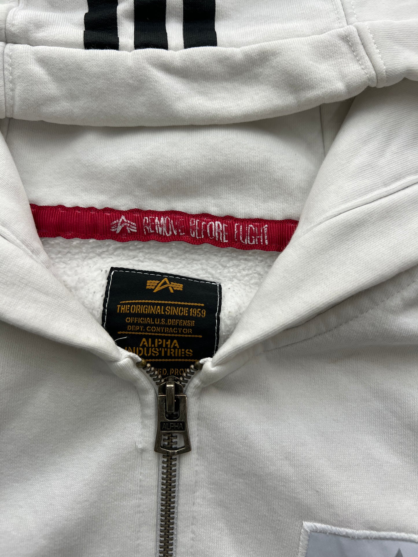 Alpha Industrie Zip Up Hoodie (M)