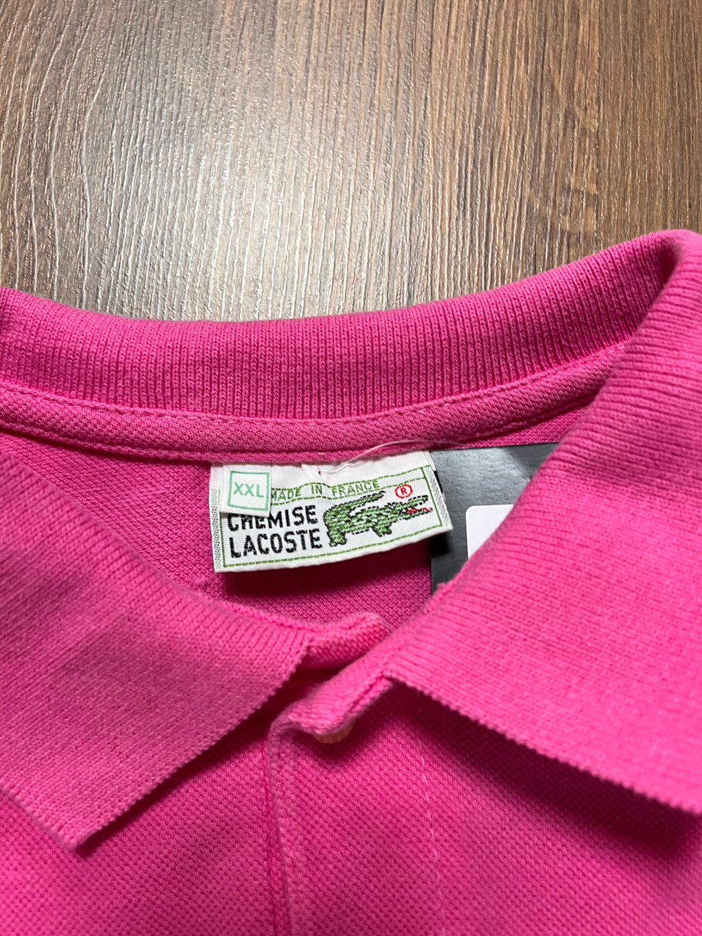 La coste Pink Polo Tshirt(M)