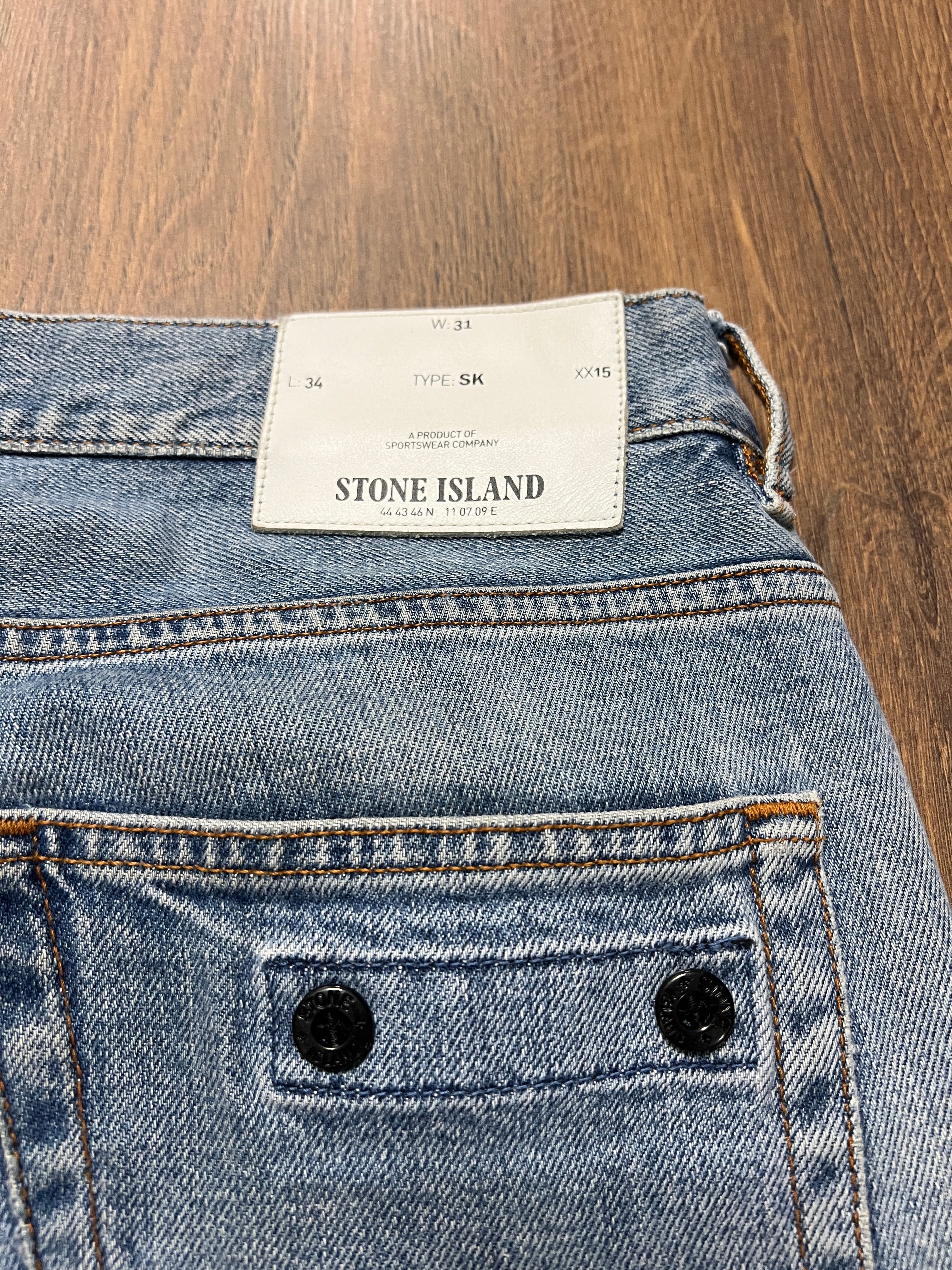 Stone Island Baby Blue Jeans (32x32)