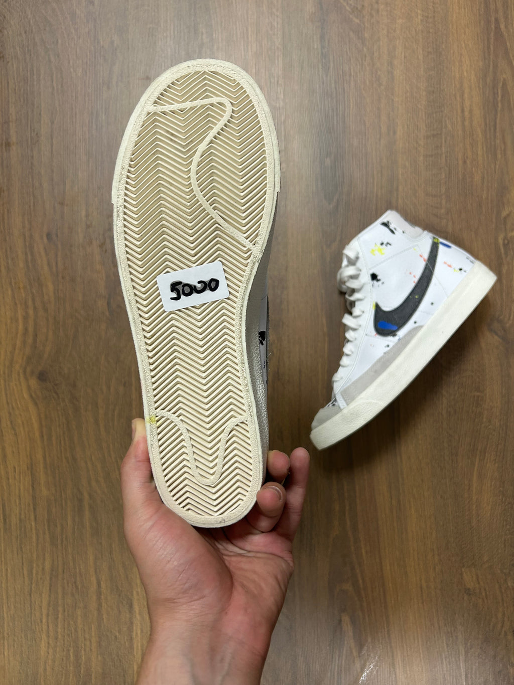 Brand New Nike Blazer  Mid Paint Splatter (40)